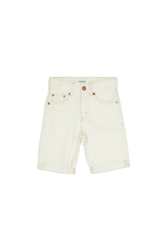 EDMOND Raw Ecru - 5-Pocket Comfort Fit Shorts | Women
