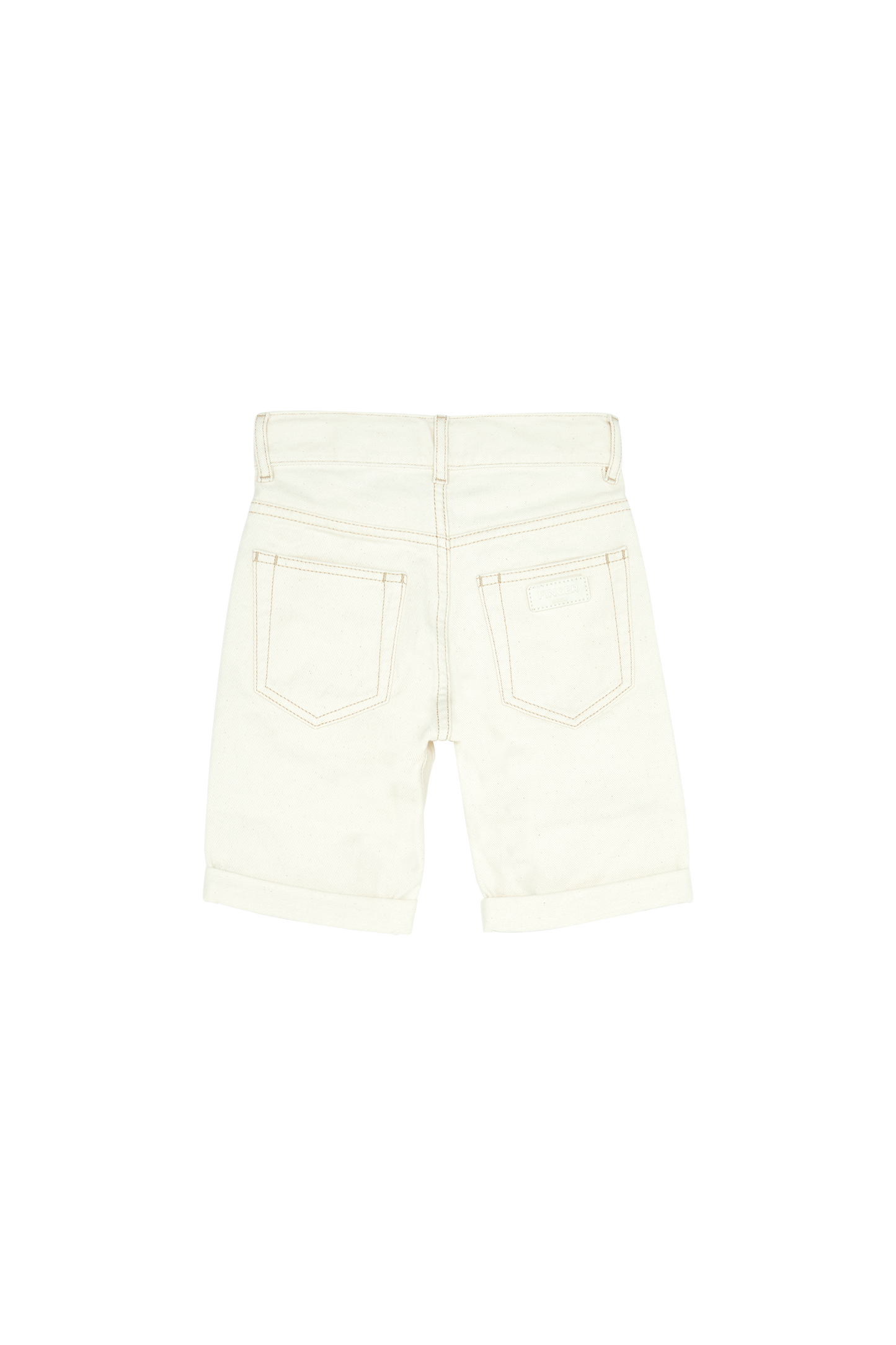 EDMOND Raw Ecru - 5-Pocket Comfort Fit Shorts