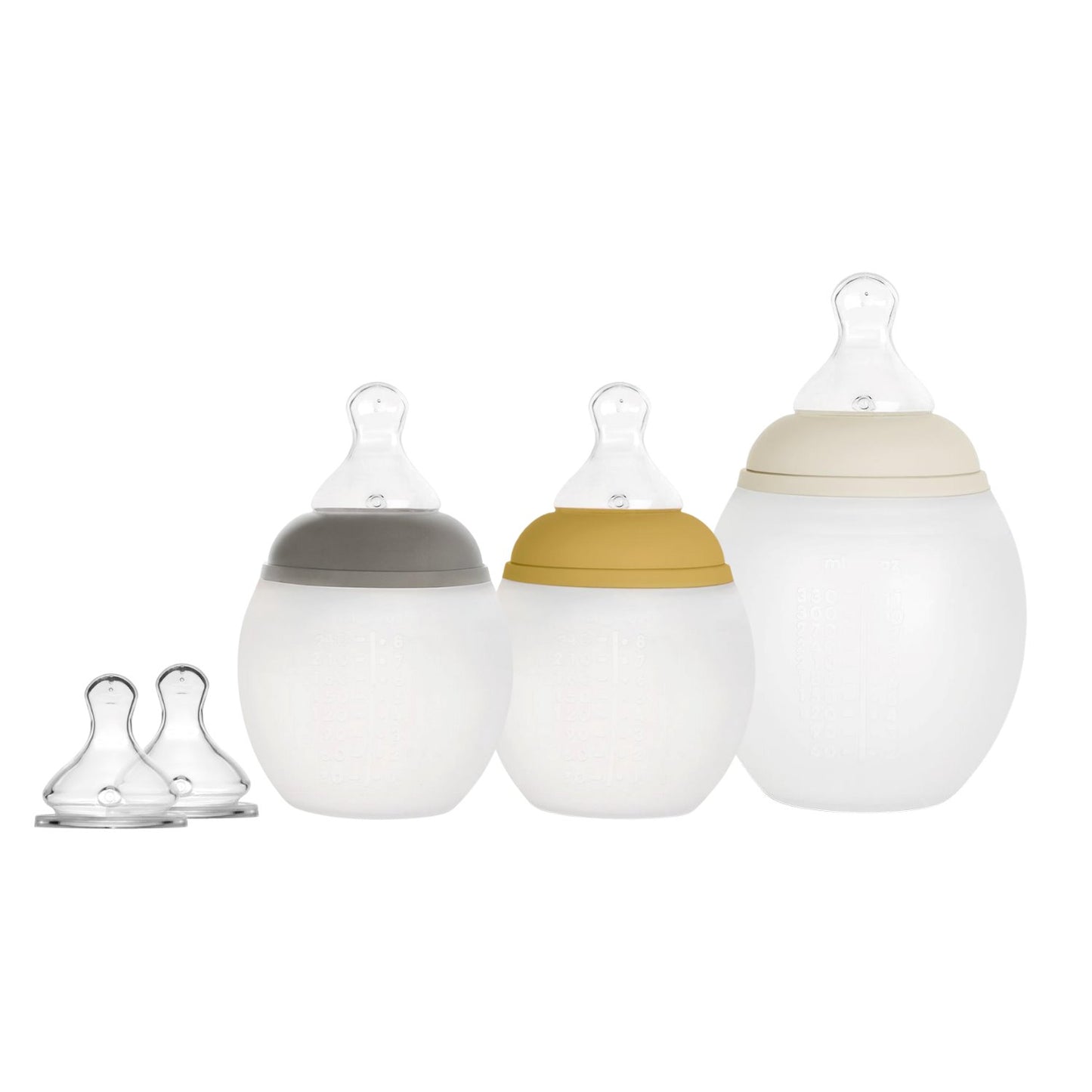 Set of Medium/Large Bottles - Neutral Tones Baby feeding Élhée 