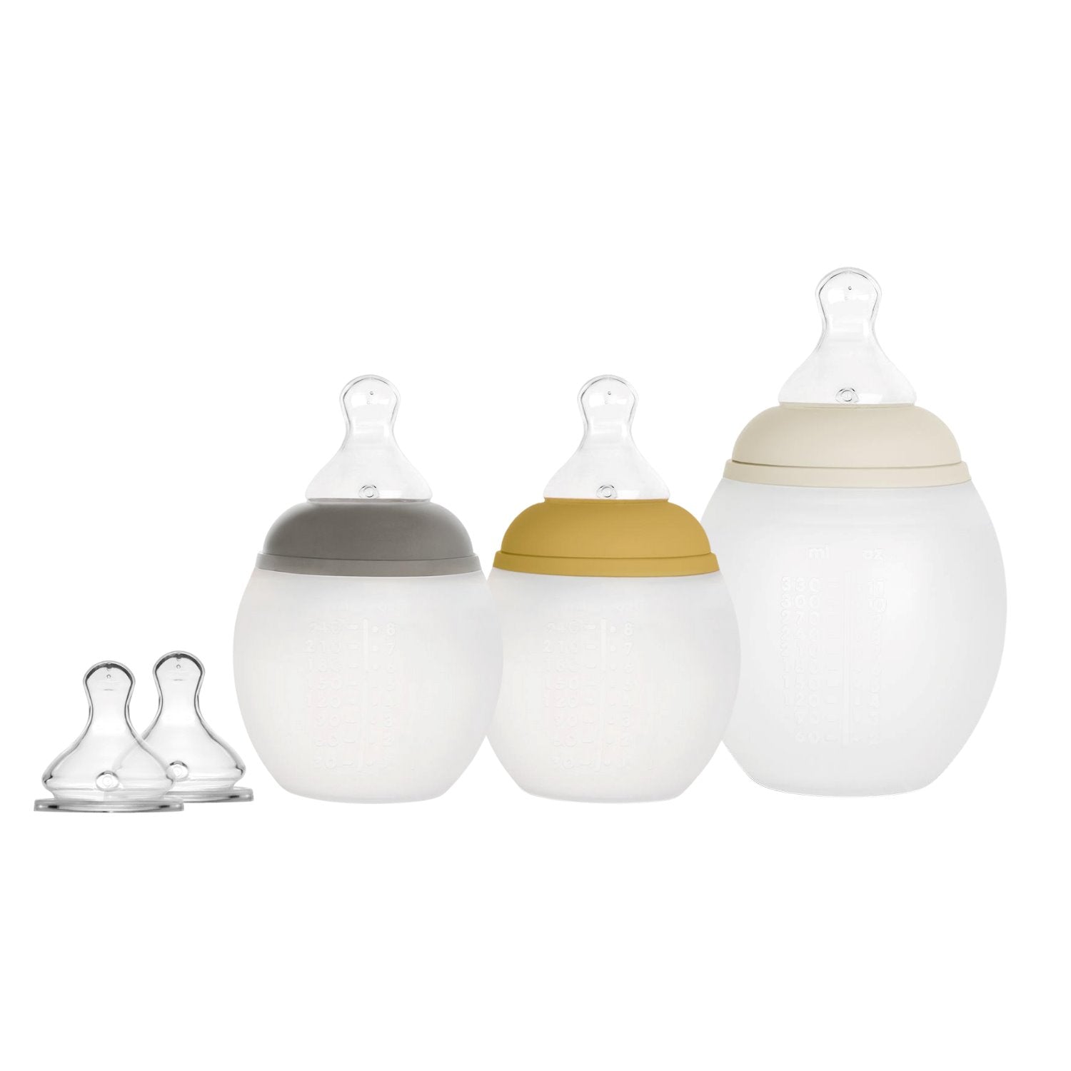 Set of Medium/Large Bottles - Neutral Tones Baby feeding Élhée 