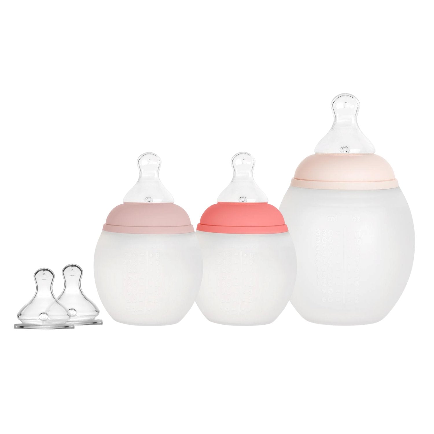 Set of Medium/Large Bottles - Blush Tones Baby feeding Élhée 