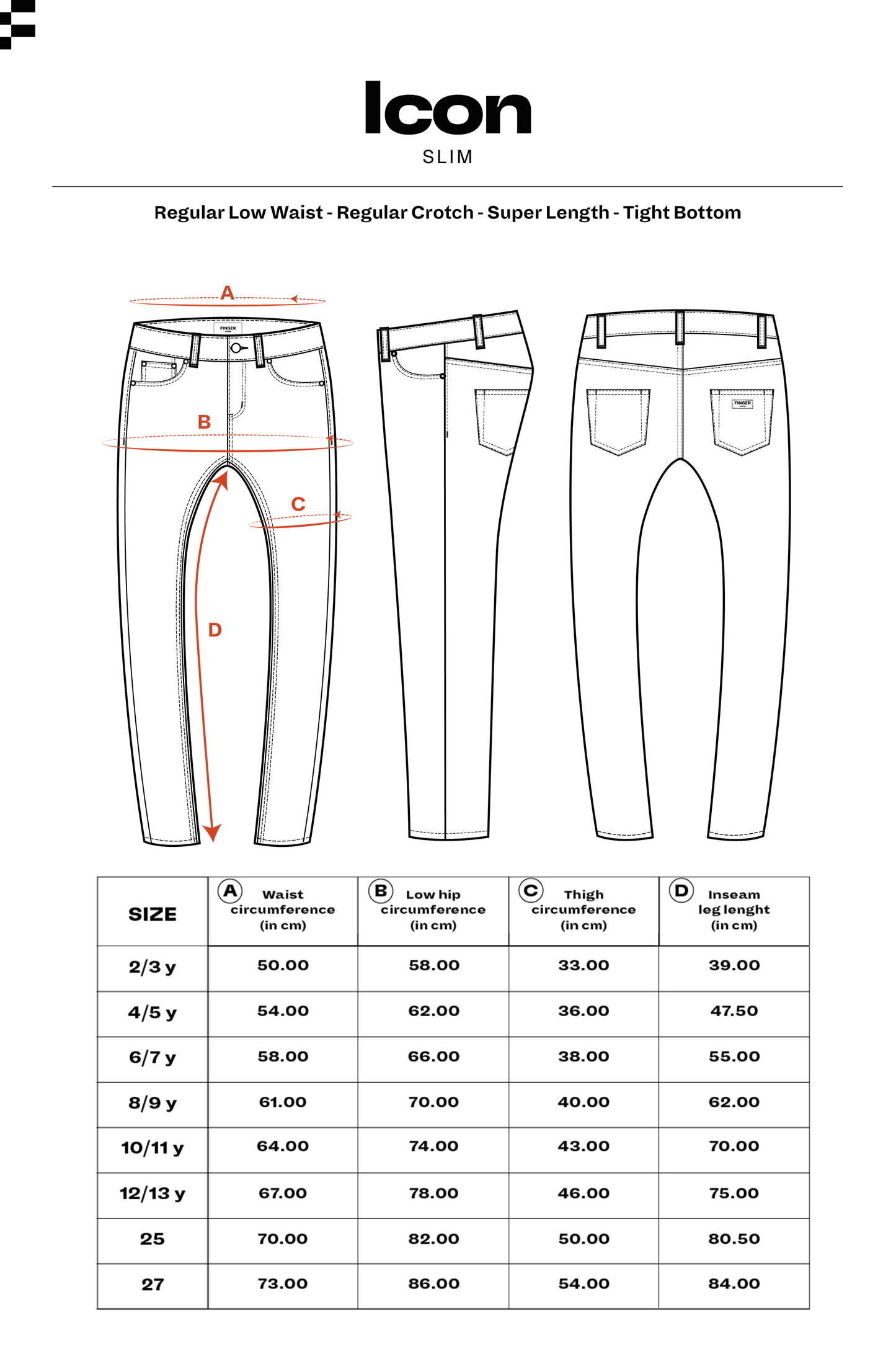 ICON Black Denim - 5-Pocket Slim Fit Jeans
