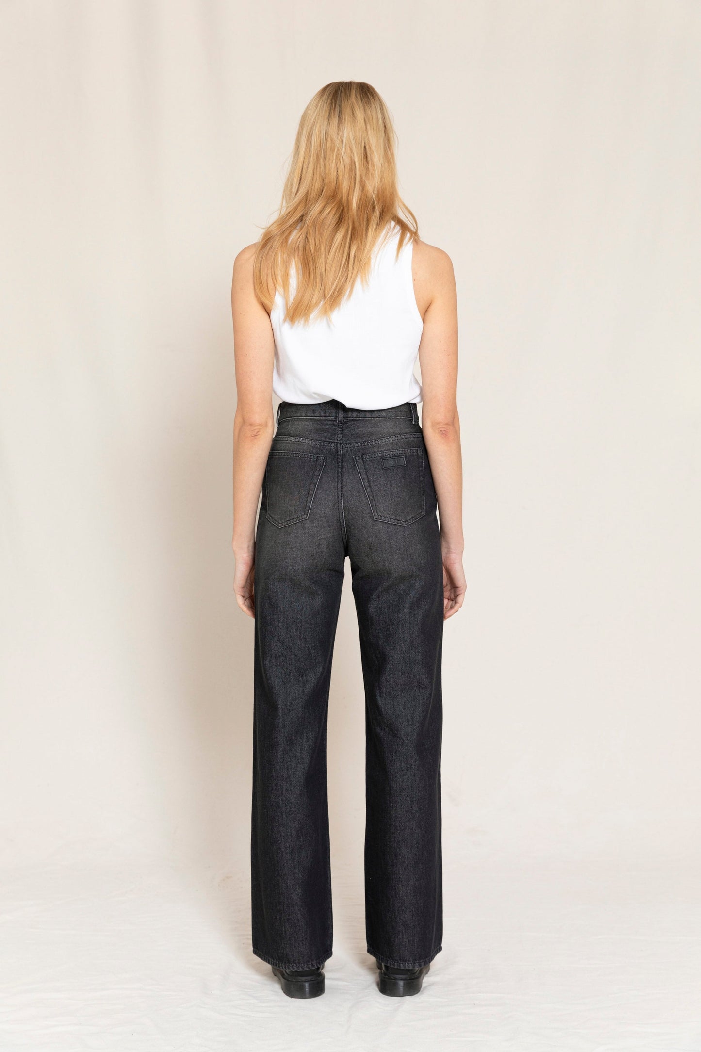 FIONA Black Denim - Flare Fit Jeans | Women