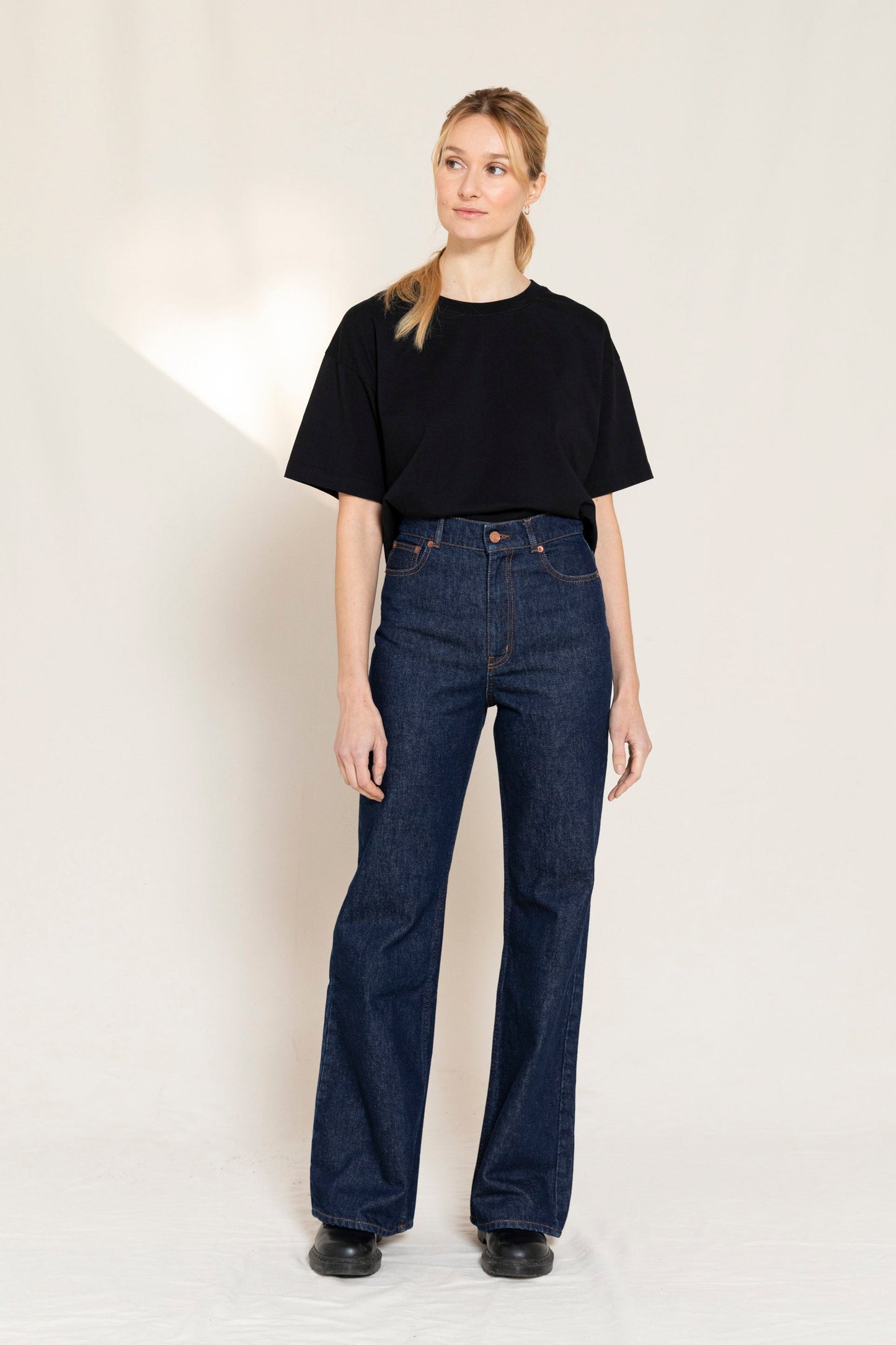 FIONA Raw Denim Blue - Flare Fit Jeans | Women