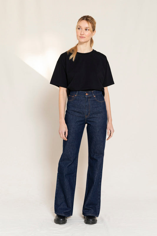 FIONA Raw Denim Blue - Flare Fit Jeans | Women