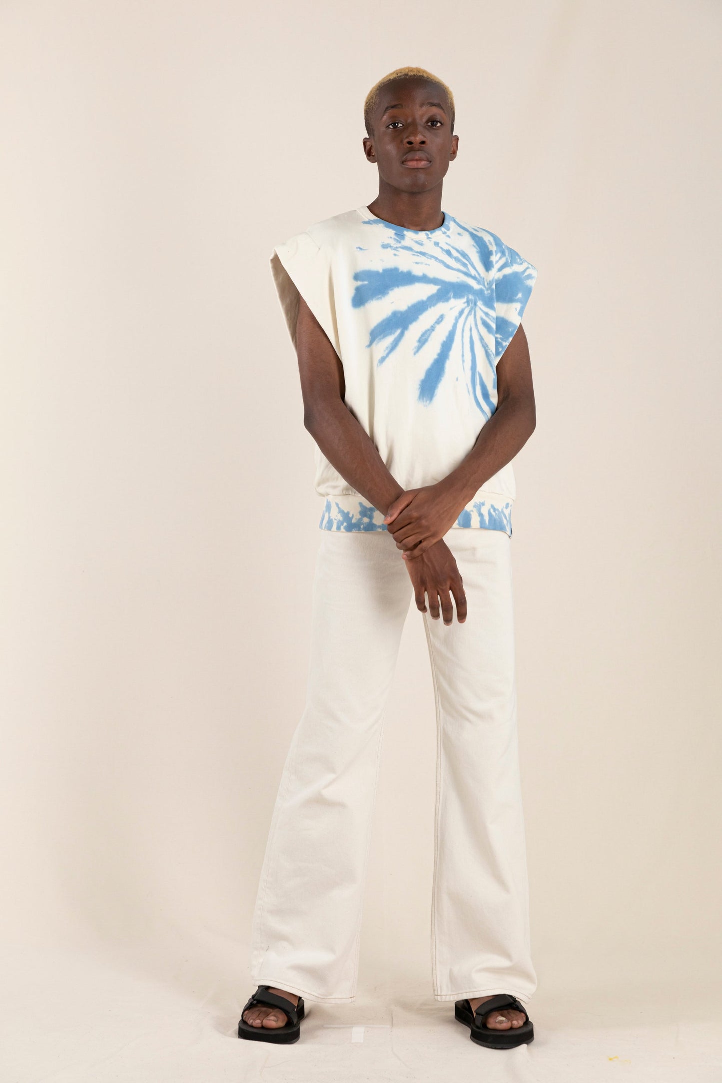 FIONA Raw Ecru - Flare Fit Jeans