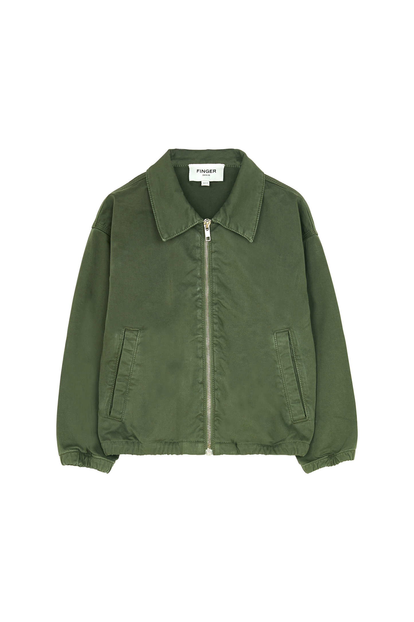 FLAME City Khaki - Oversized Fit Denim Jacket | Women