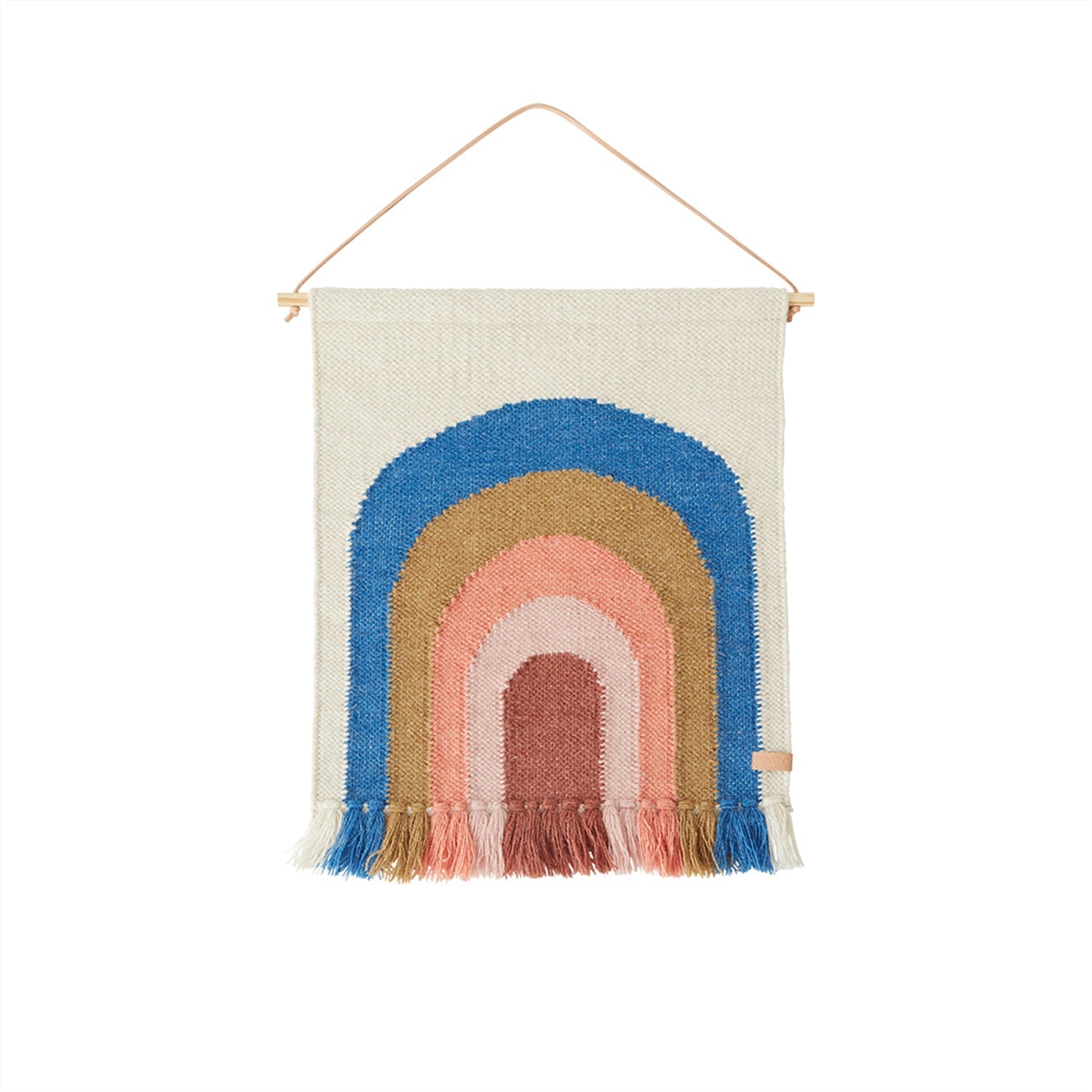 Follow The Rainbow Mini Wall Rug - Blue Wall decoration OYOY 