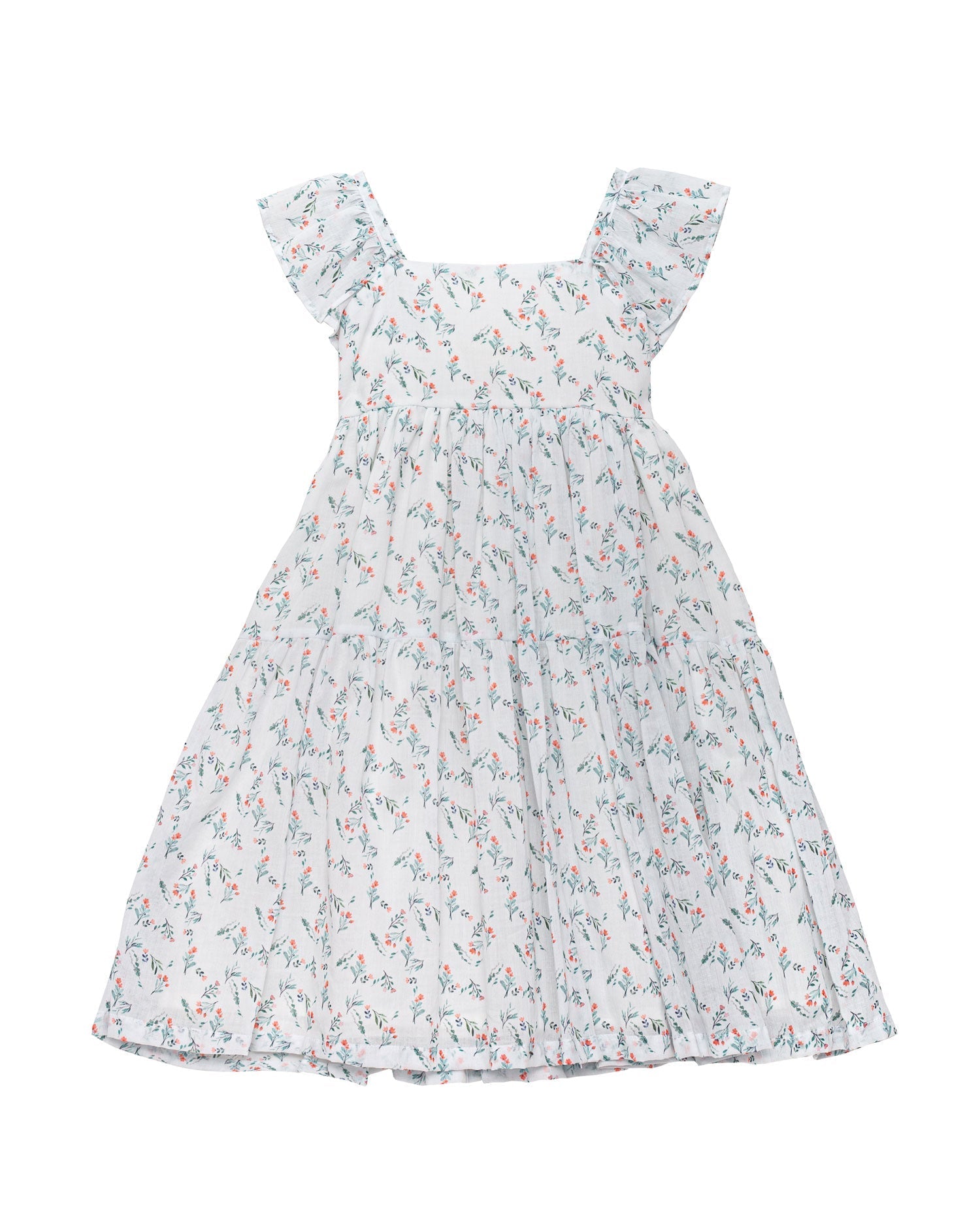 Geneva Dress in Bloom Print Dresses Cosmosophie 