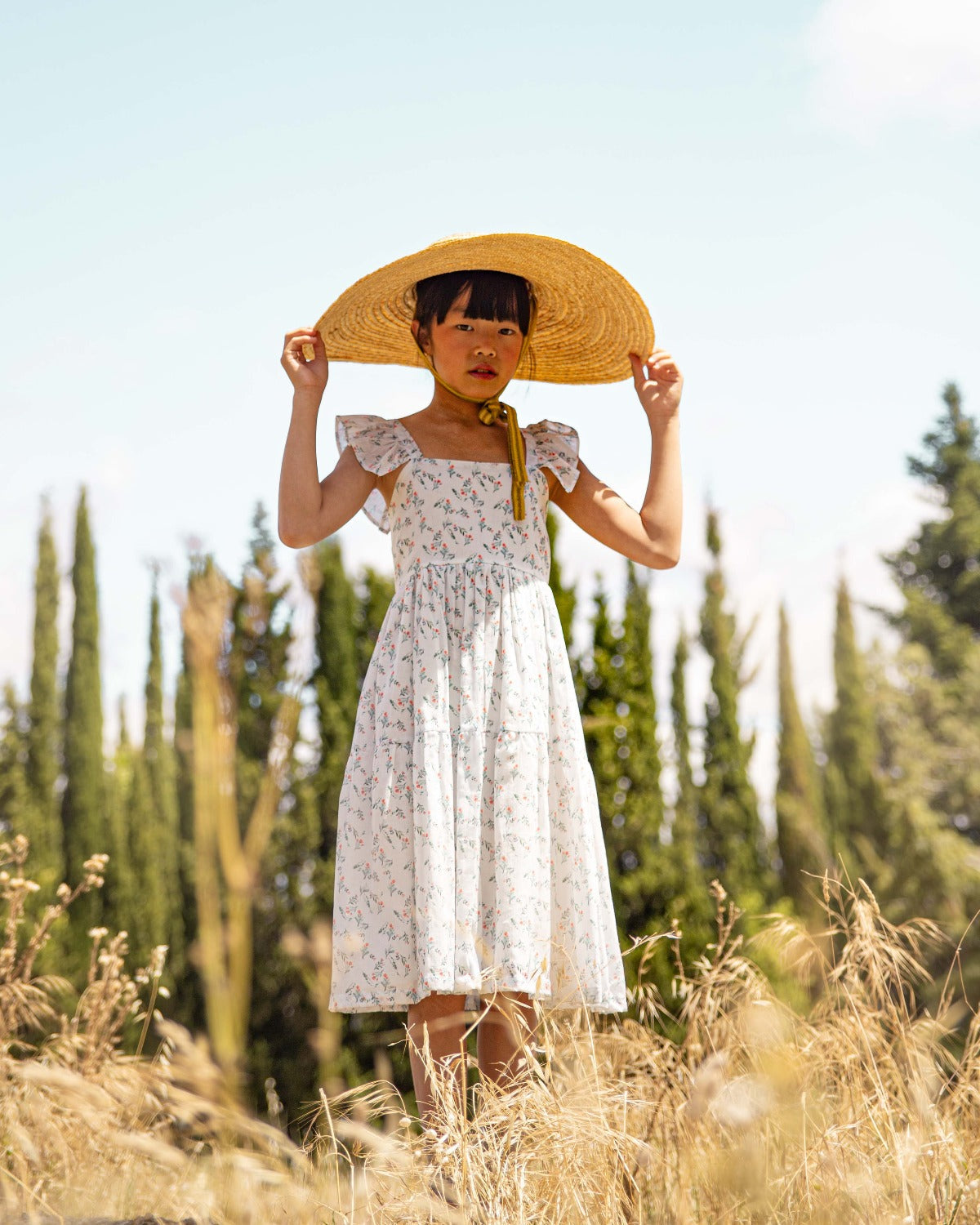 Geneva Dress in Bloom Print Dresses Cosmosophie 