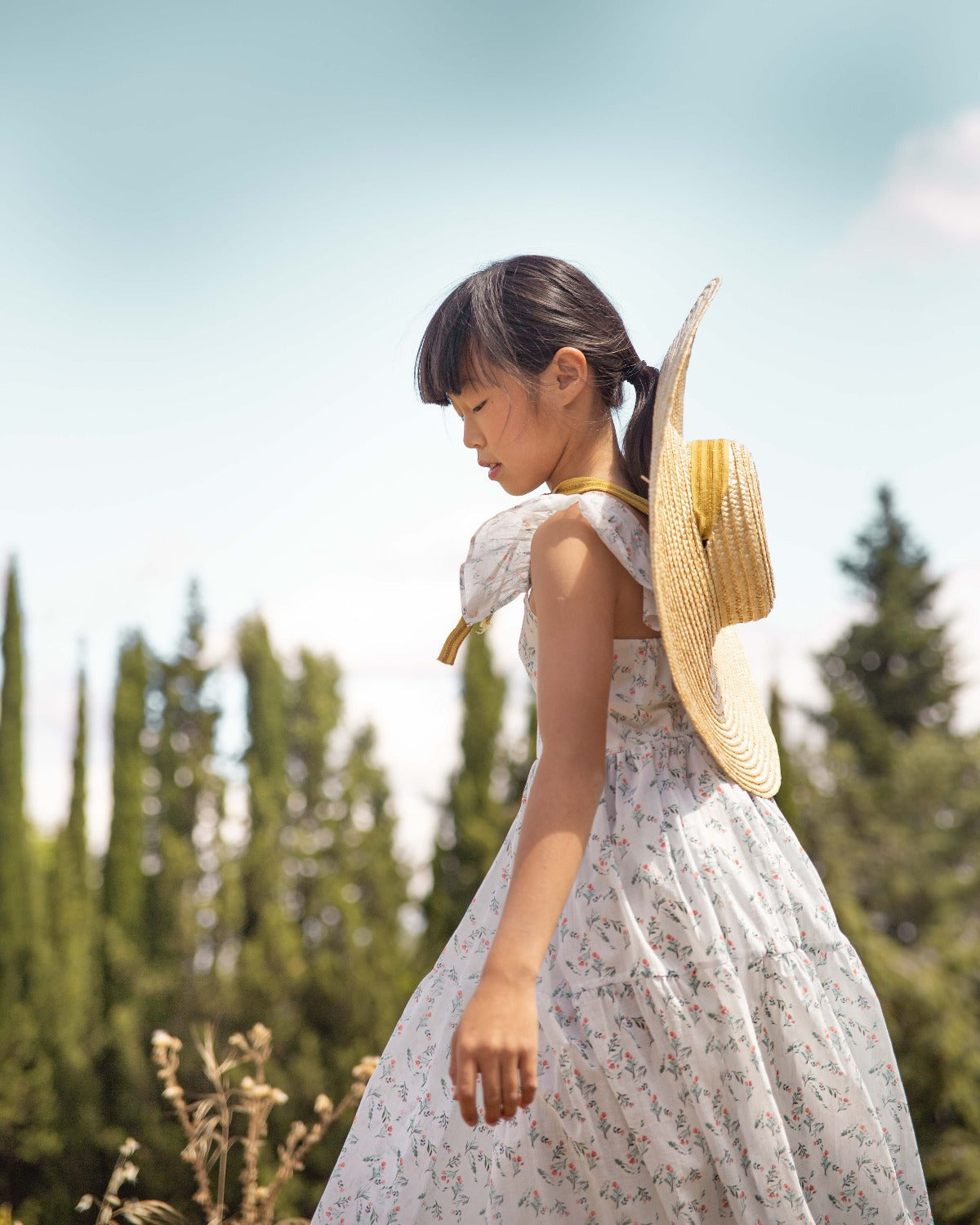 Geneva Dress in Bloom Print Dresses Cosmosophie 