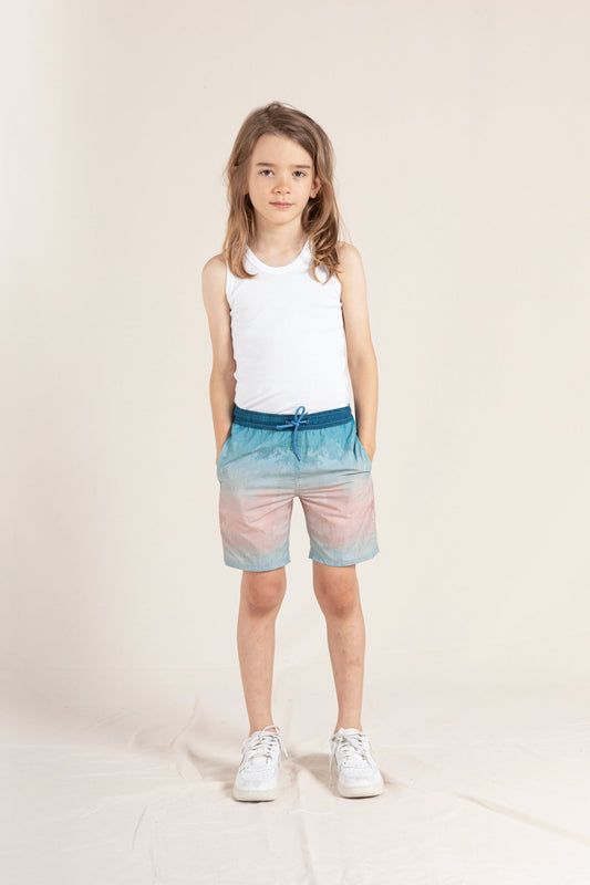 GOODBOY Blue Rainbow - Surf Bermuda Shorts | Women