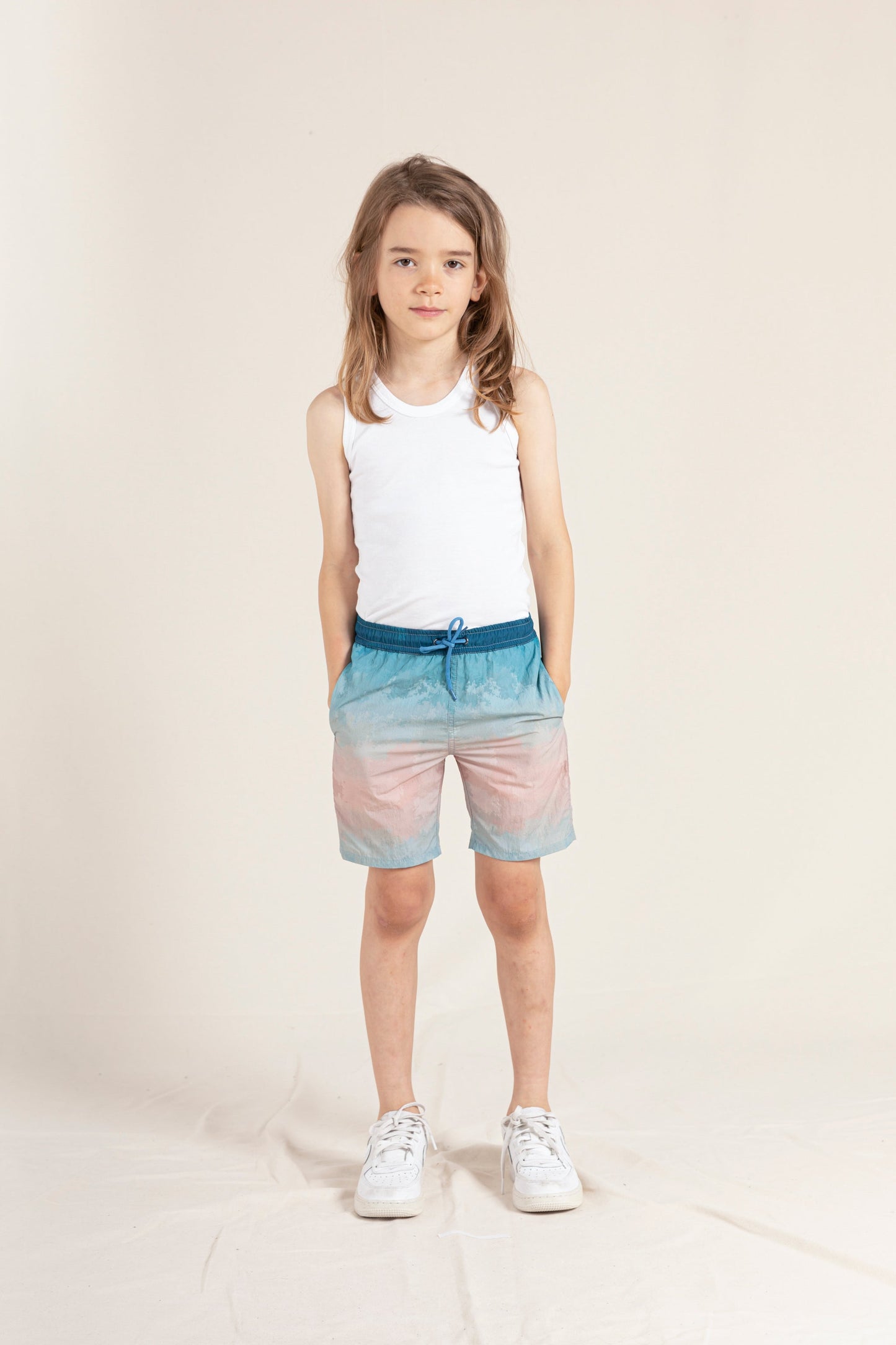 GOODBOY Blue Rainbow - Surf Bermuda Shorts