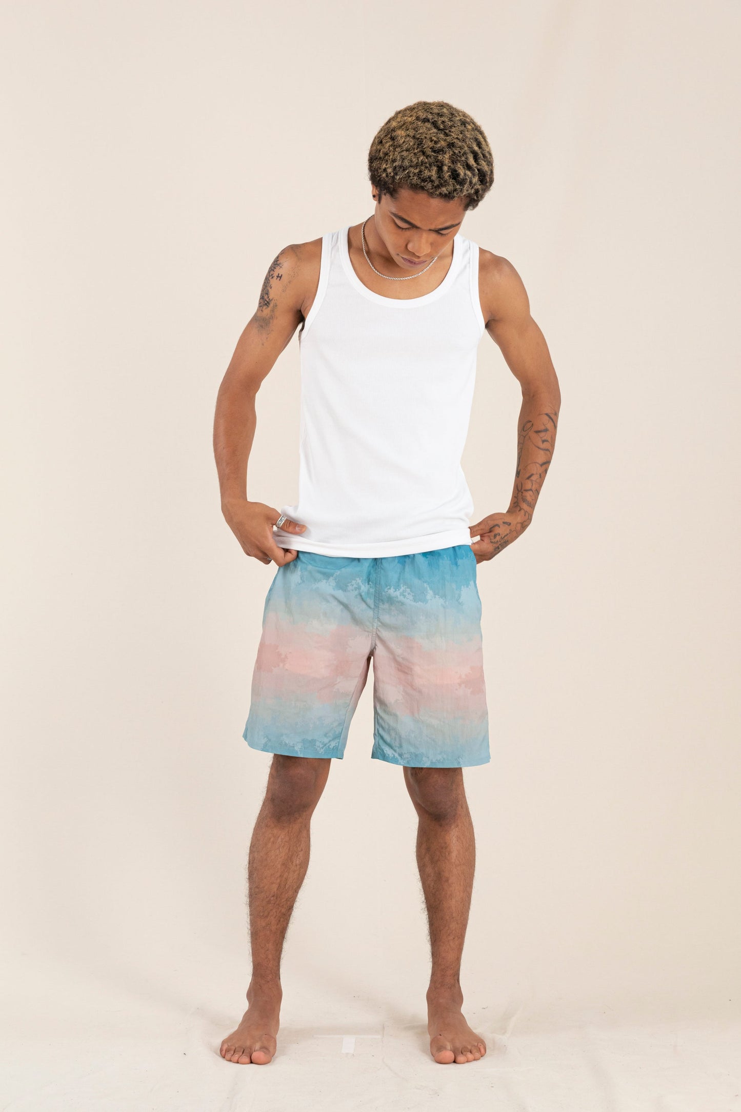GOODBOY Blue Rainbow - Surf Bermuda Shorts | Women