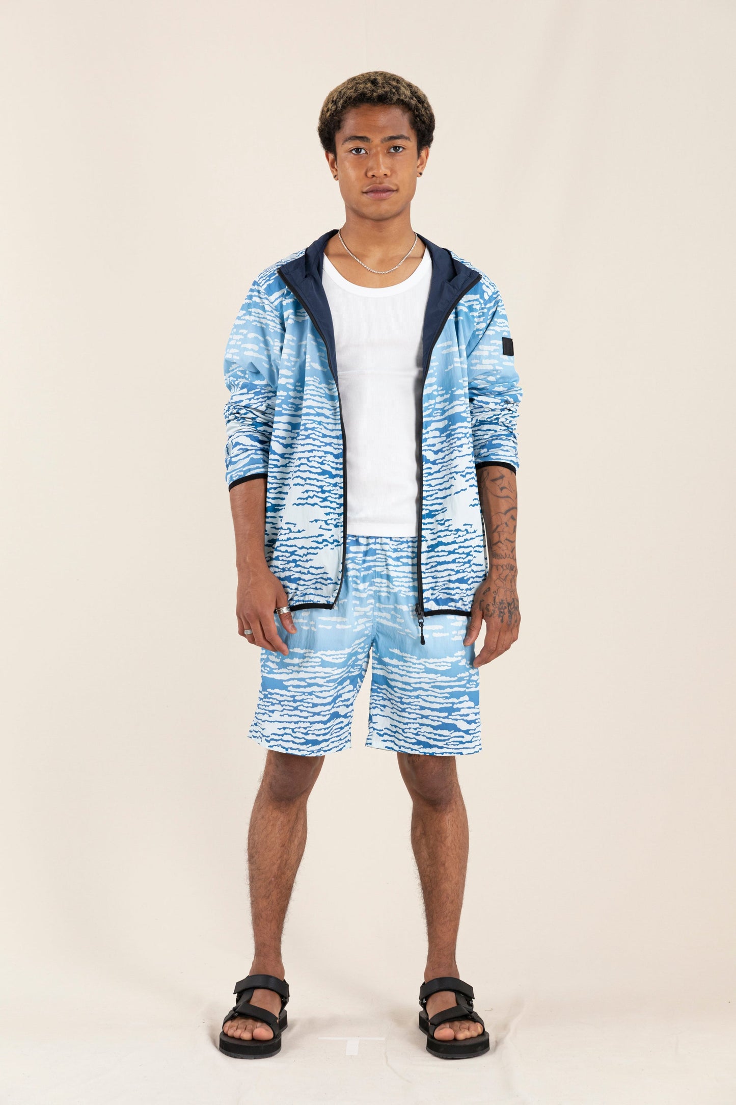 GOODBOY Dream Blue Cloud - Surf Bermuda Shorts