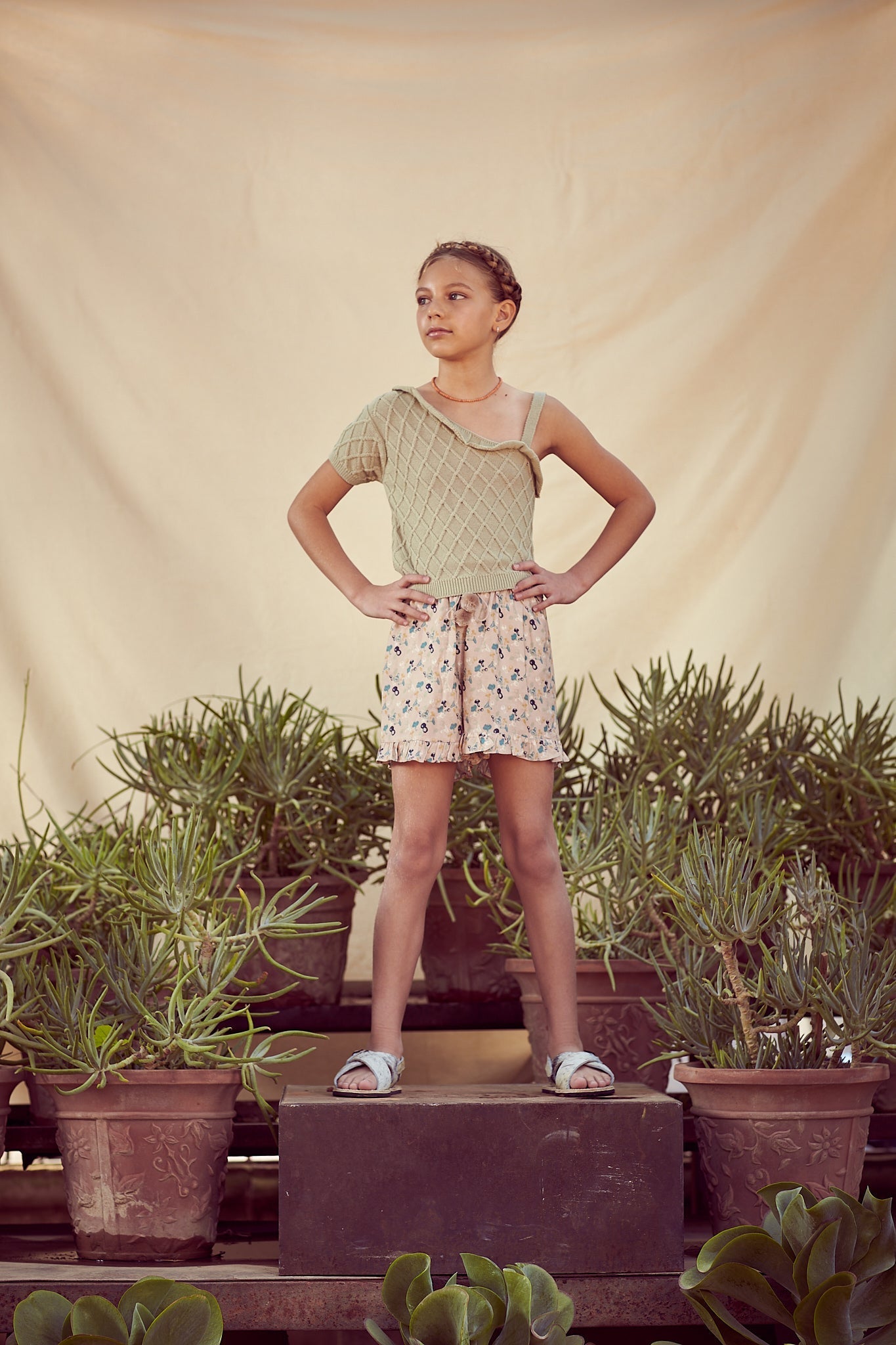 Green aven knitted top Tops Coco au lait 