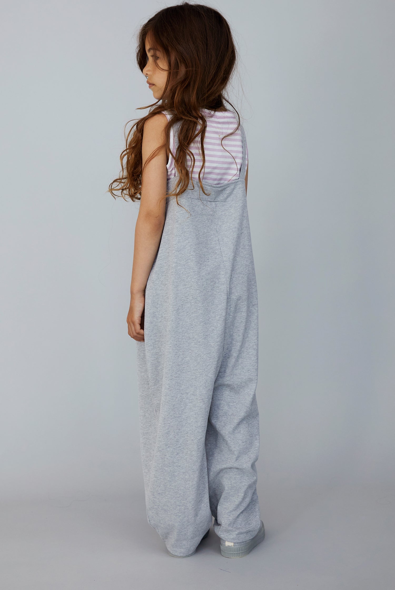 Boxy Playsuit | Grey Melange Suits Gray Label 