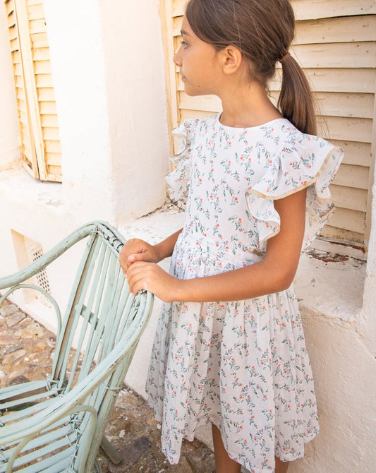 Hannah Dress Bloom Print Dresses Cosmosophie 