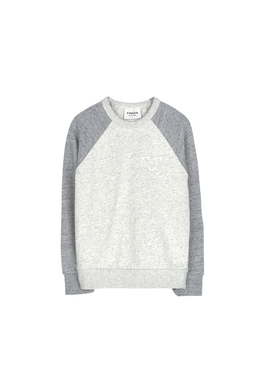 HENRY Heather Ecru - Raglan Sleeve Sweater | Women