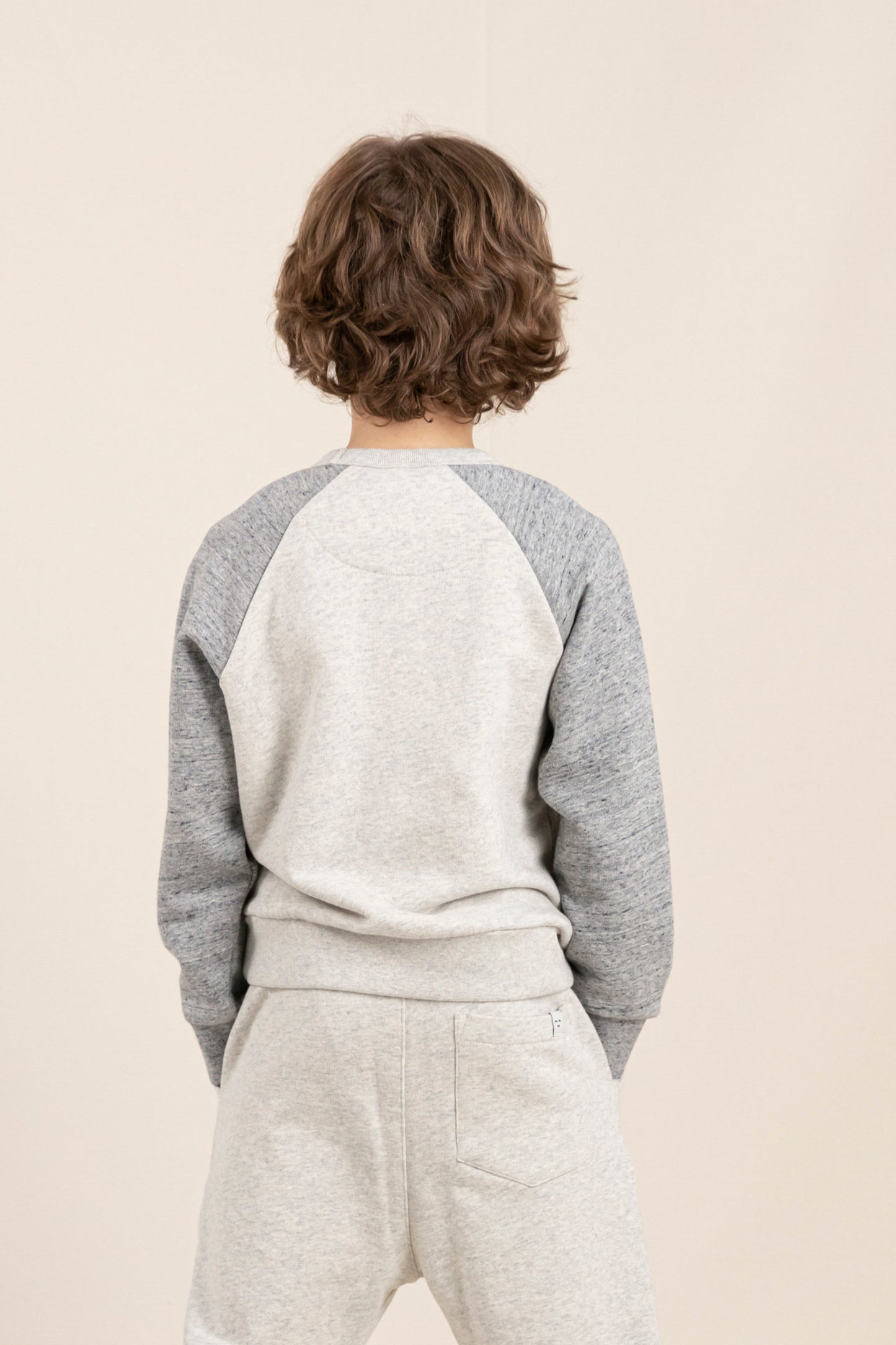 HENRY Heather Ecru - Raglan Sleeve Sweater