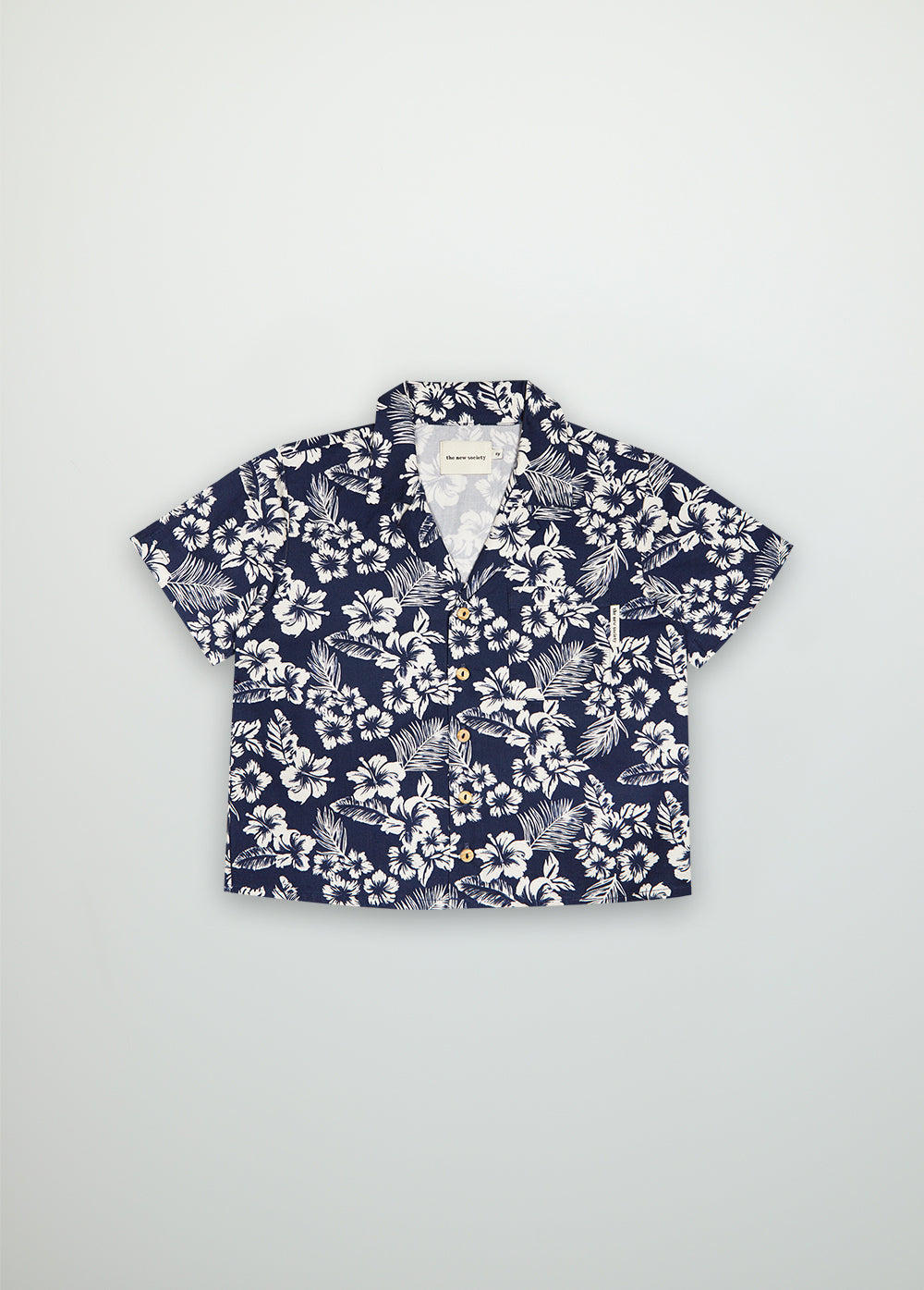 Hibiscus Boy Shirt Print Tops The New Society 