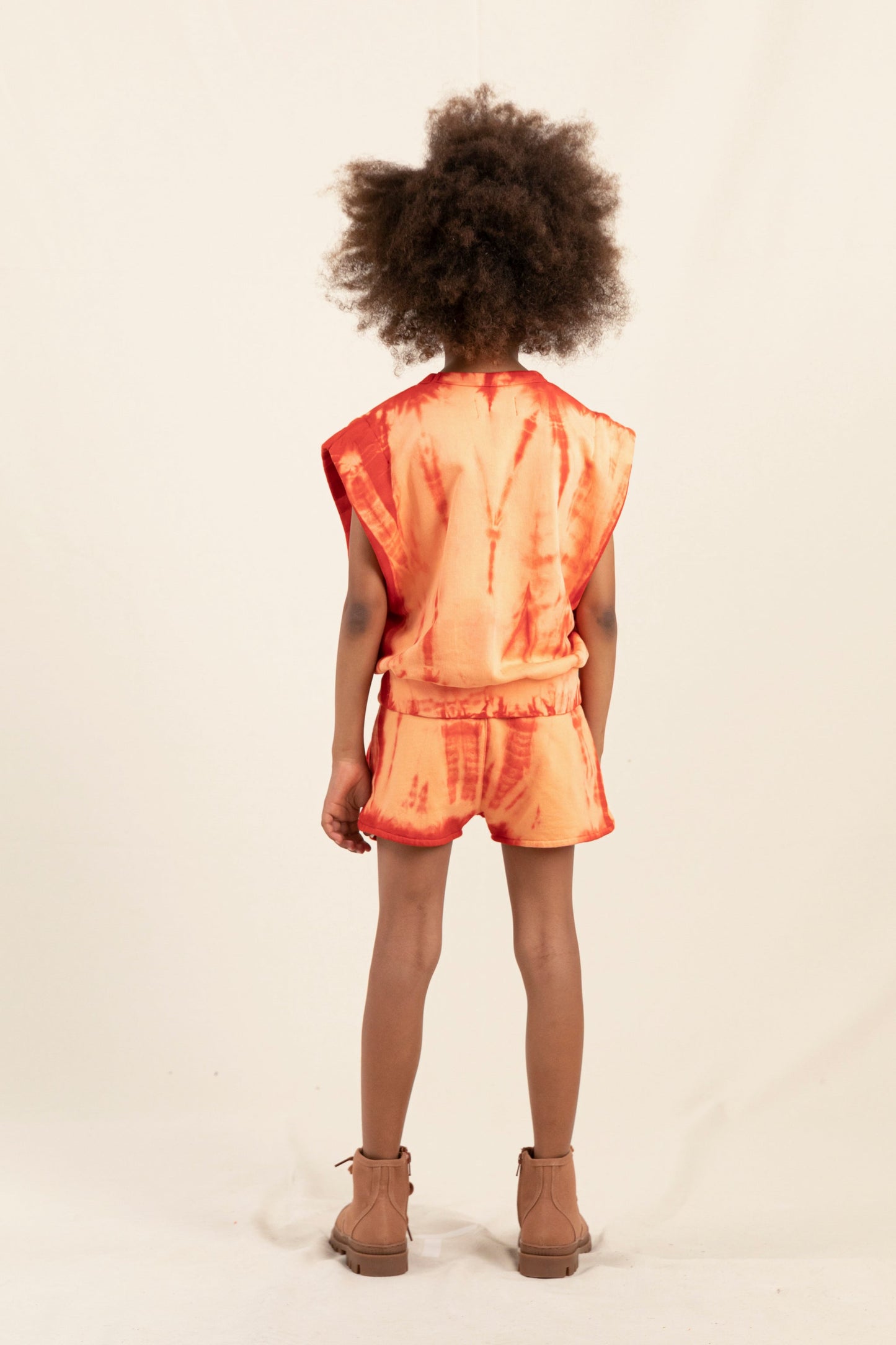 HOLIDAY Coral Tie & Dye - Mini Shorts