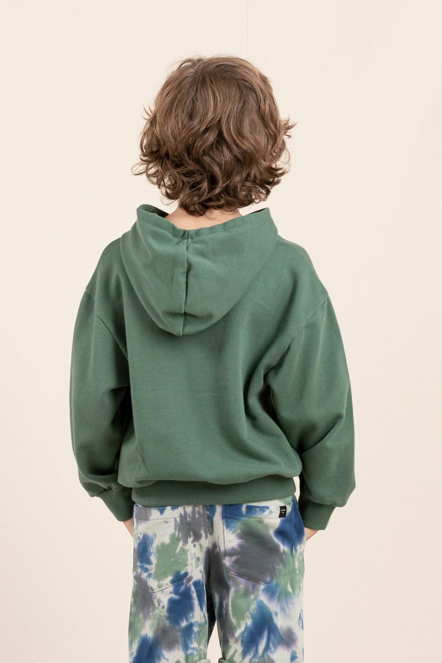 HOPE Green Khaki Macaroni - Loose Hoodie