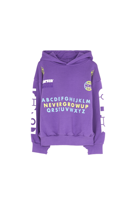 HOPE Purple Concept - Loose Hoodie