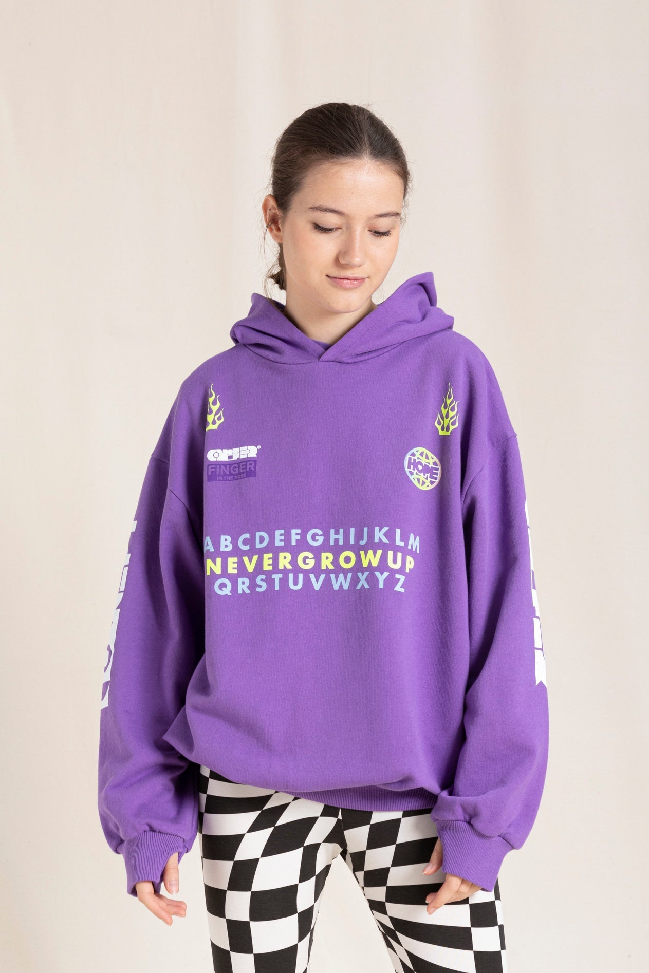 HOPE Purple Concept - Loose Hoodie | Women
