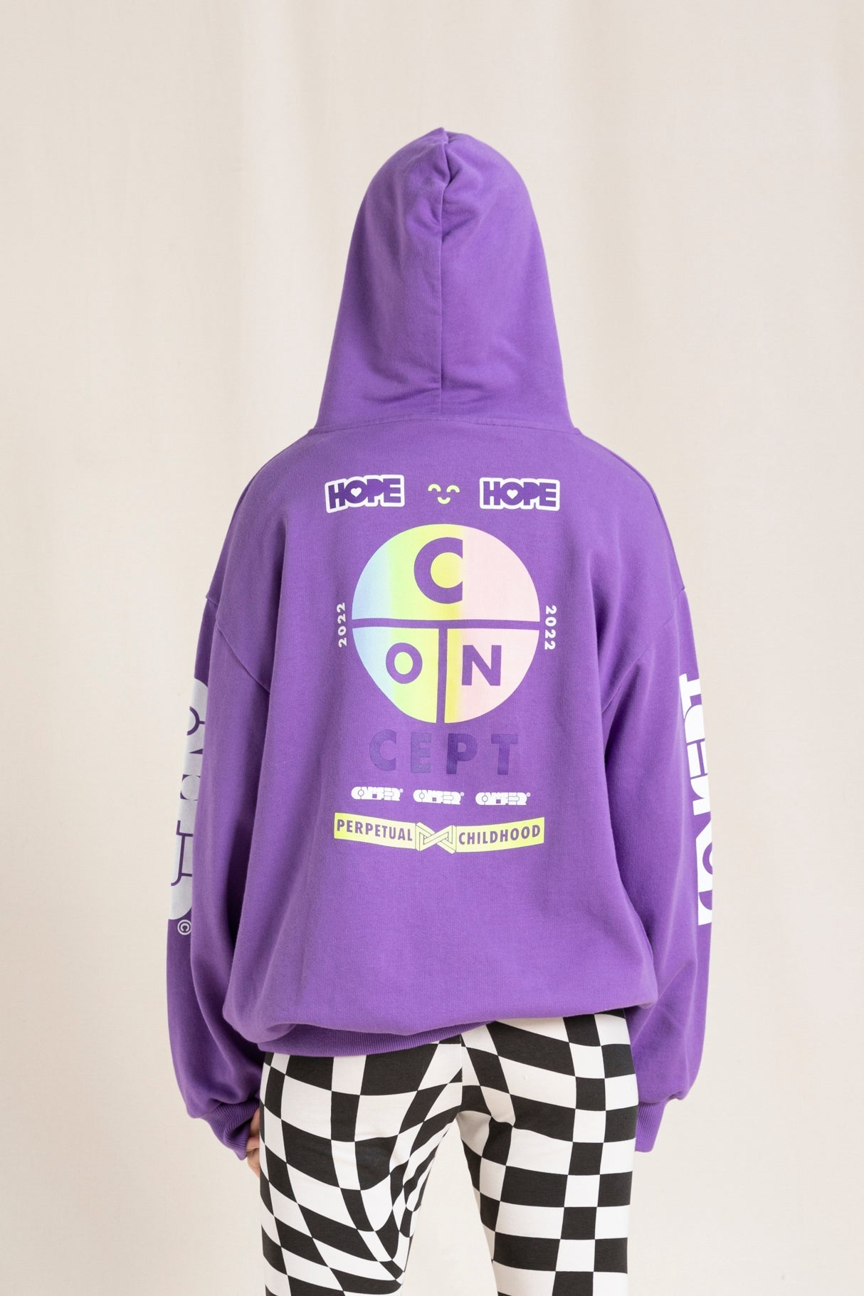 HOPE Purple Concept - Loose Hoodie | Women