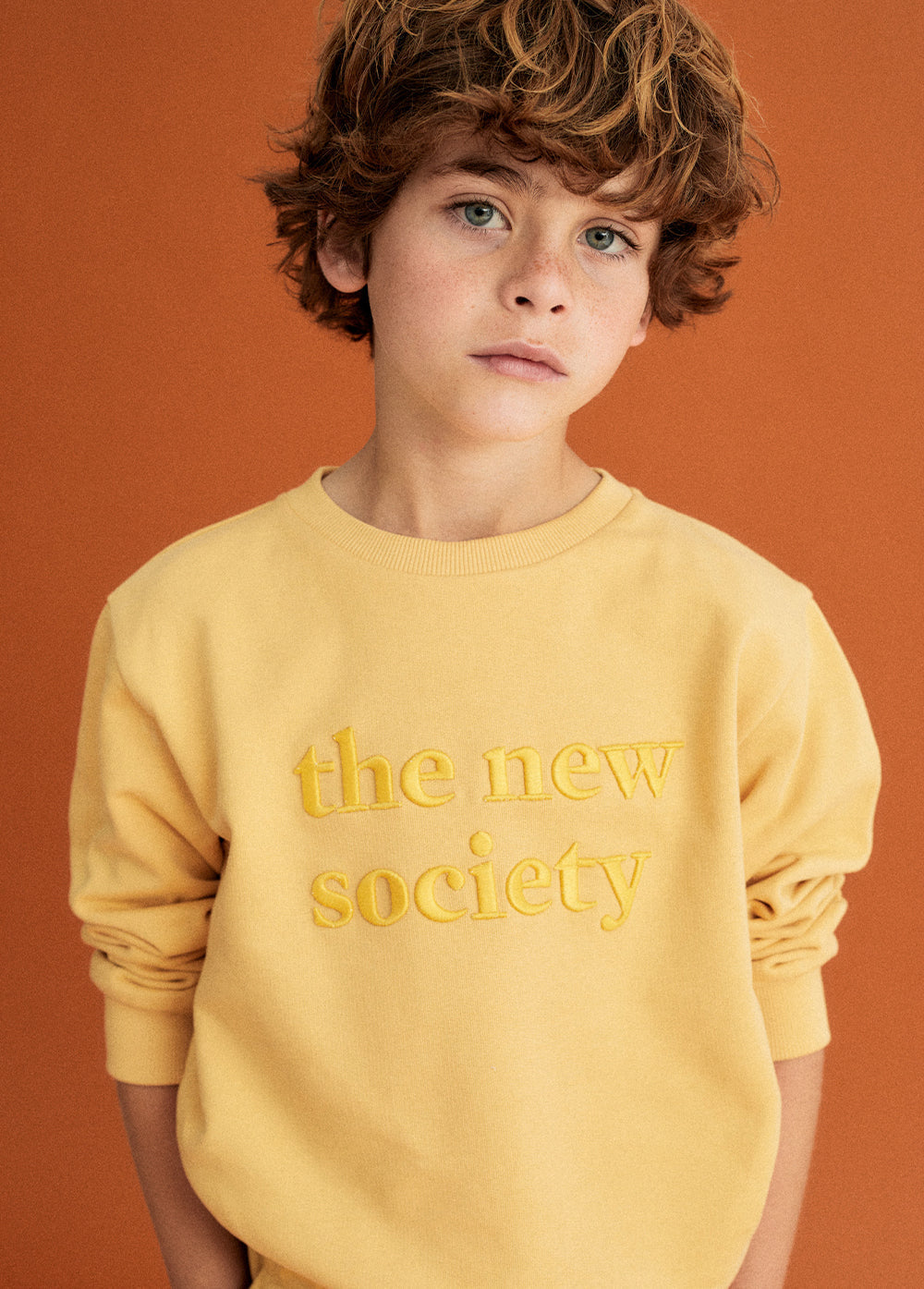 Hugo Sweater Mustard Sweatshirts The New Society 