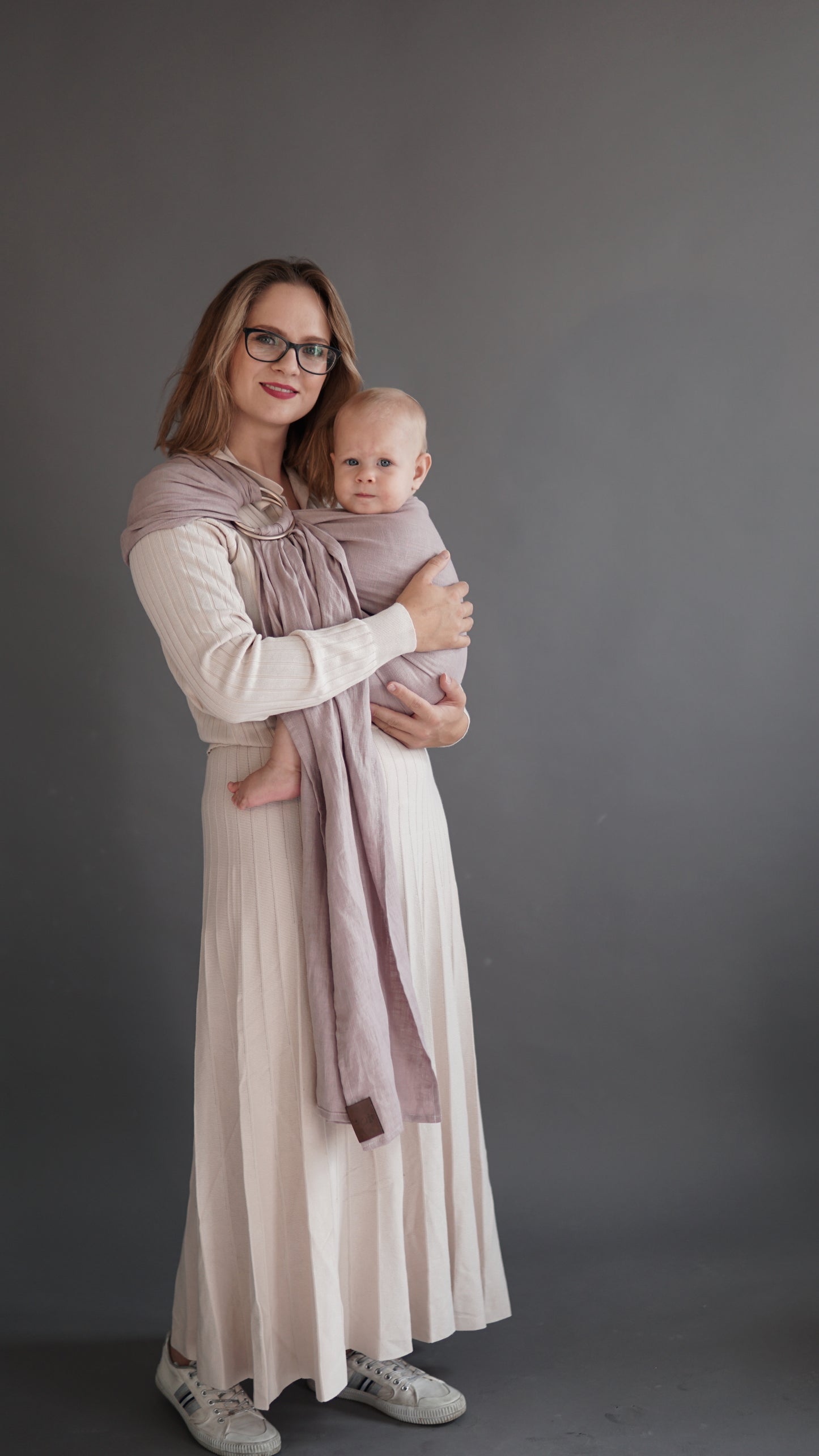 Linen Ring Sling: Heather