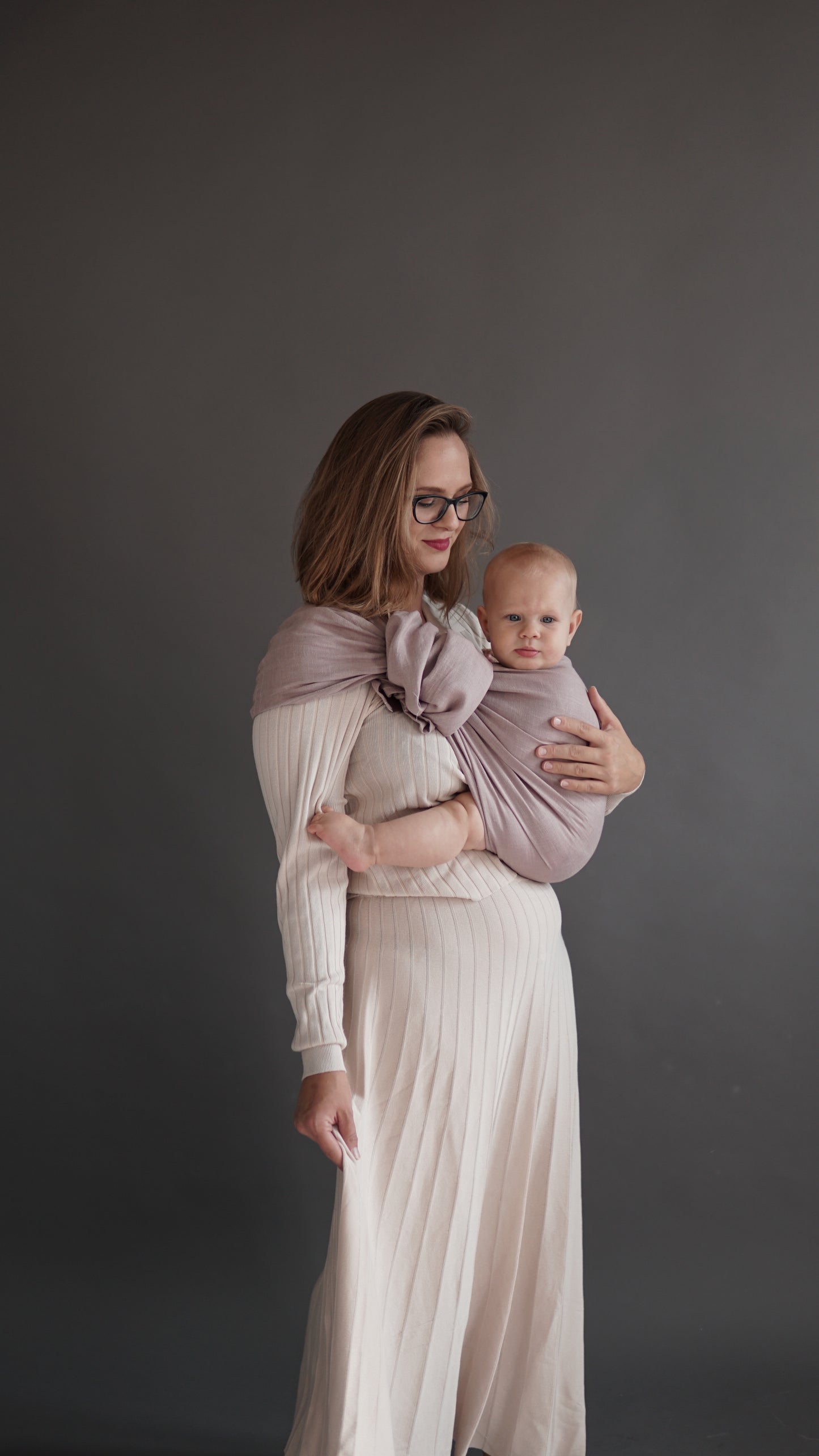 Linen Ring Sling: Heather