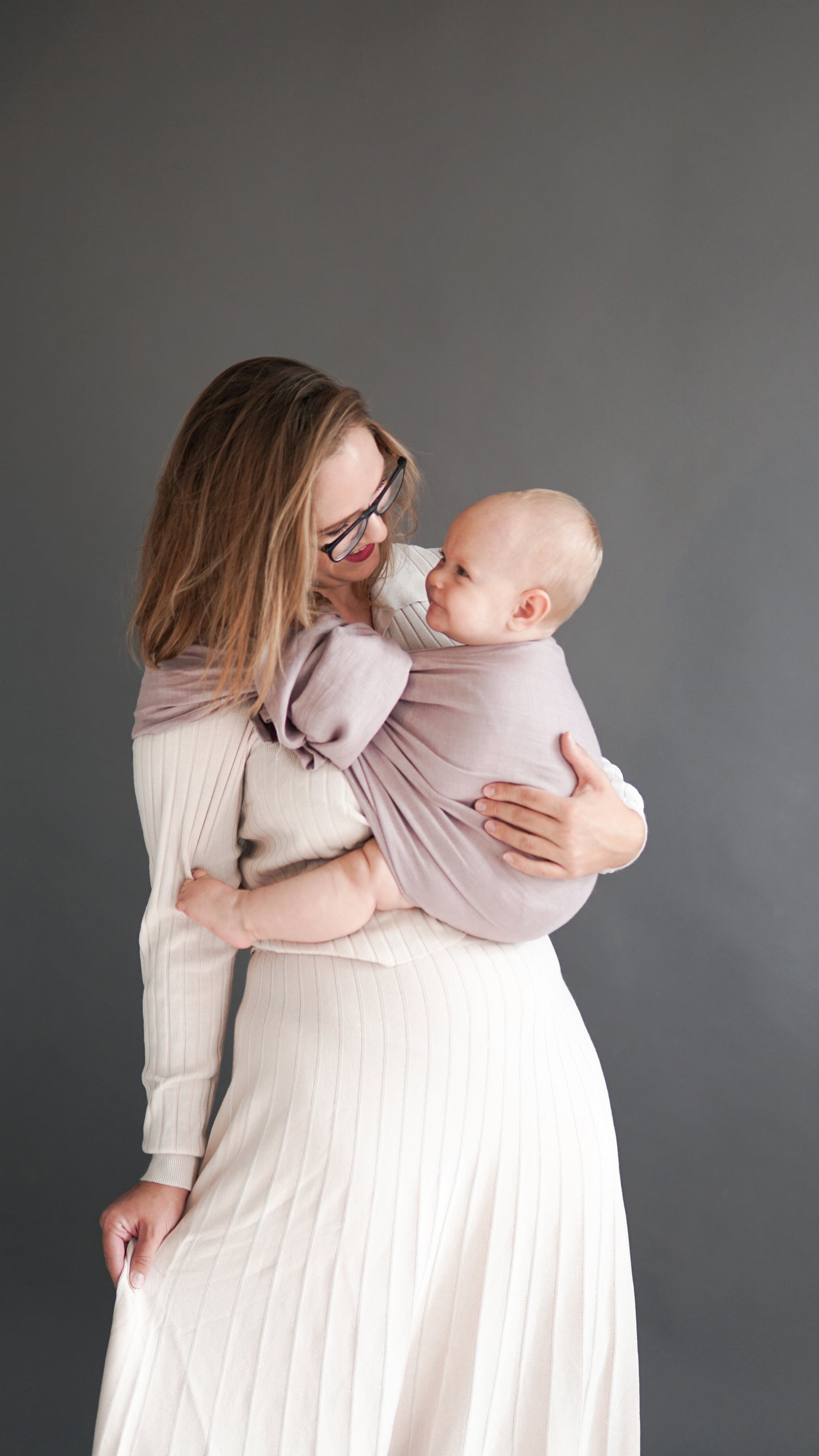 Linen Ring Sling: Heather