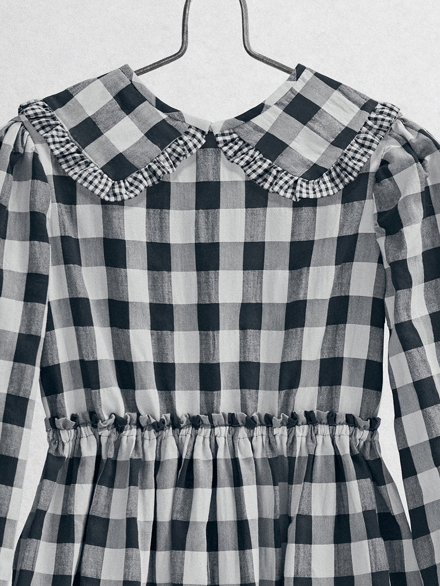 The Hortensia Dress Dresses Five of us Solid collar 3 years 