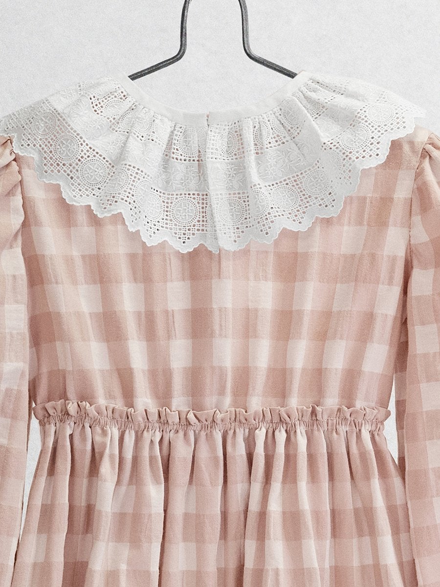 The Hortensia Dress Dresses Five of us Lace collar 3 years 