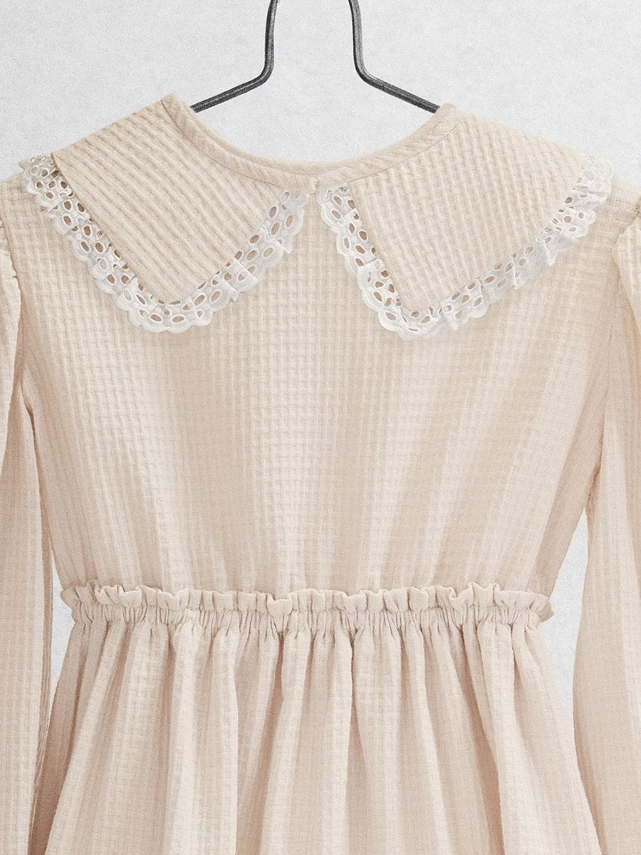 The Hortensia Dress Dresses Five of us Solid collar 3 years 
