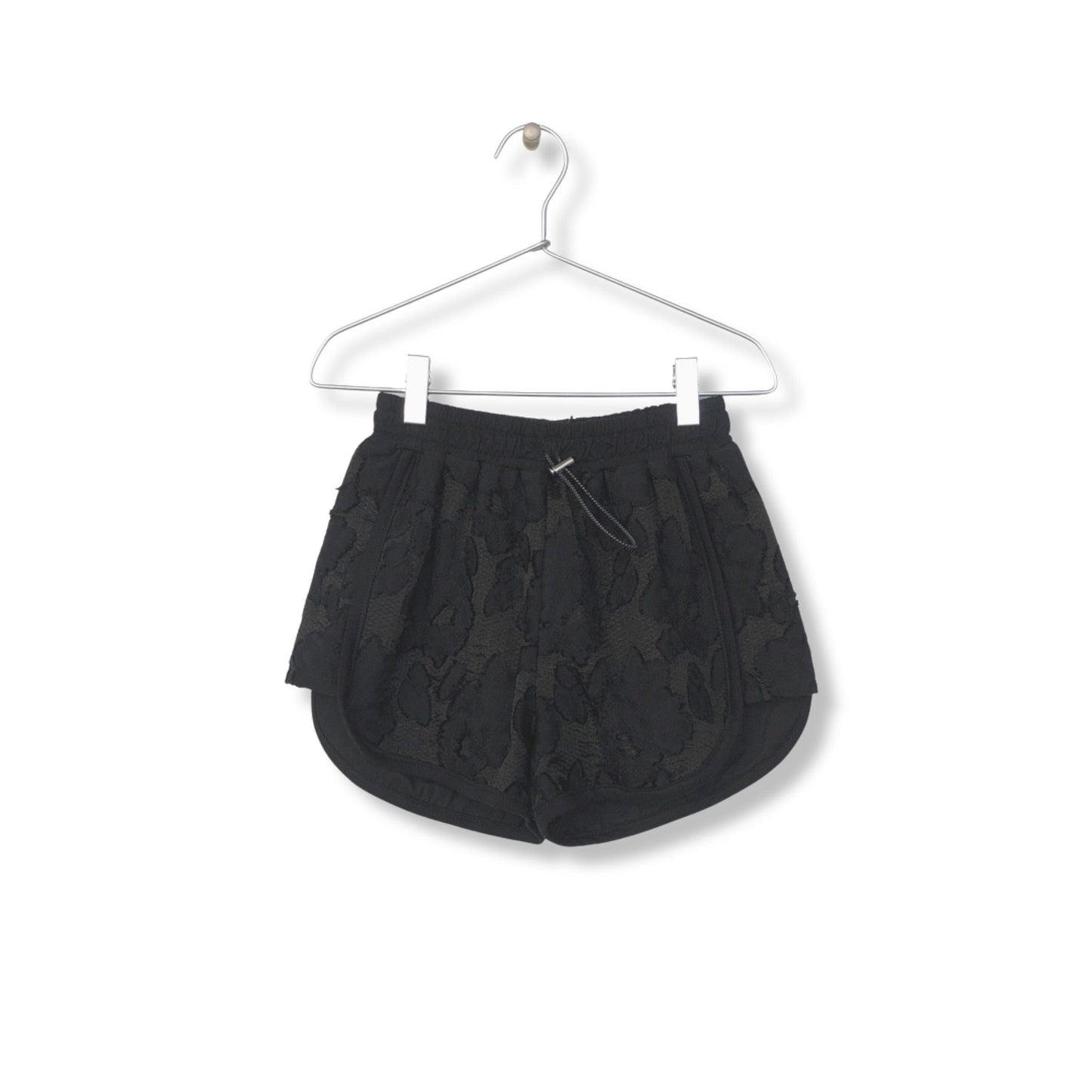 BURNOUT LACE SHORTS