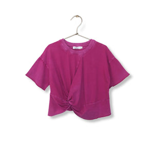 TWIST-FRONT T-SHIRT