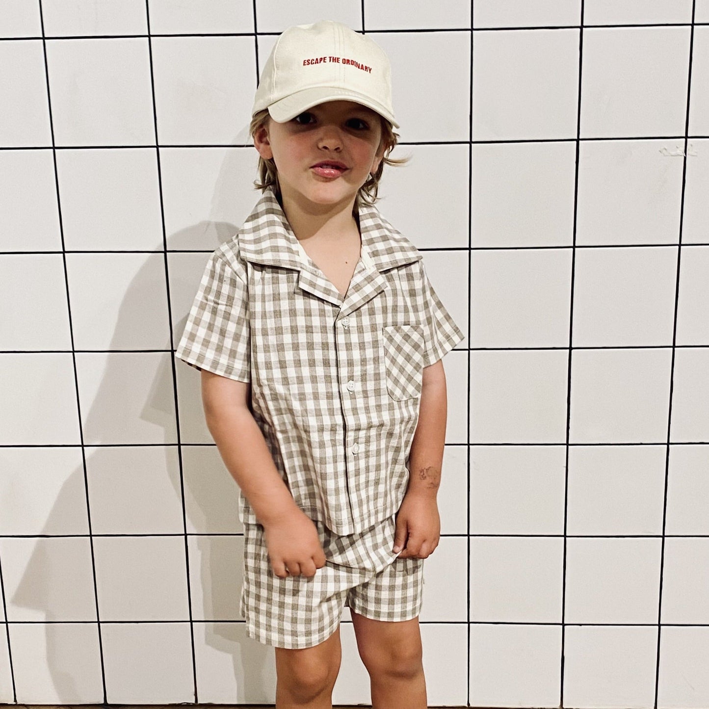Gingham Short
