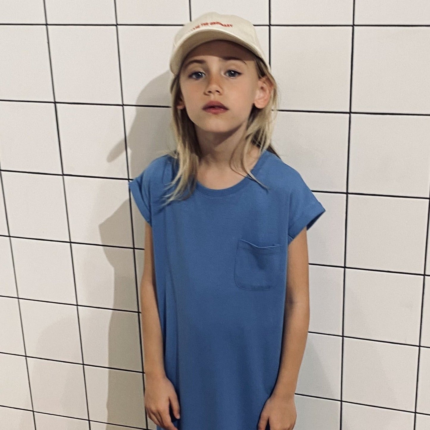 Boxy Tee Dress: Riviera