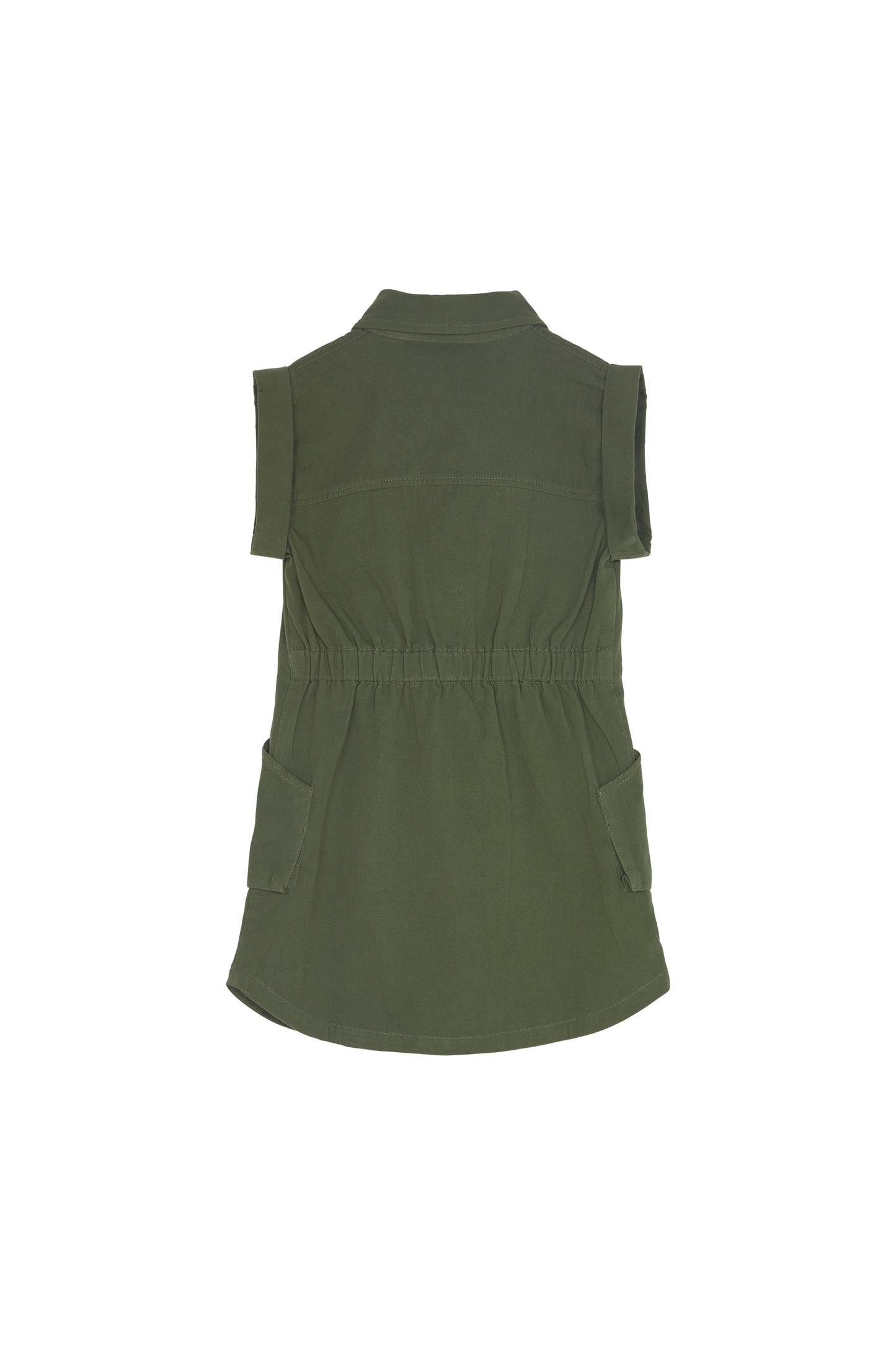 IVORY Khaki  - Sleeveless Dress