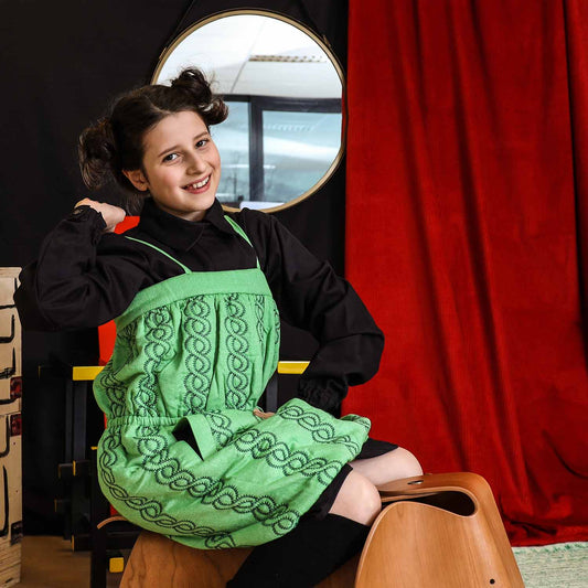 Green Padded Dress