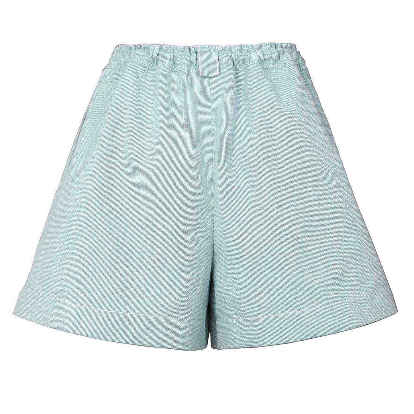 Green Wide Shorts