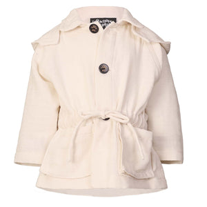White Baby Jacket with Hood