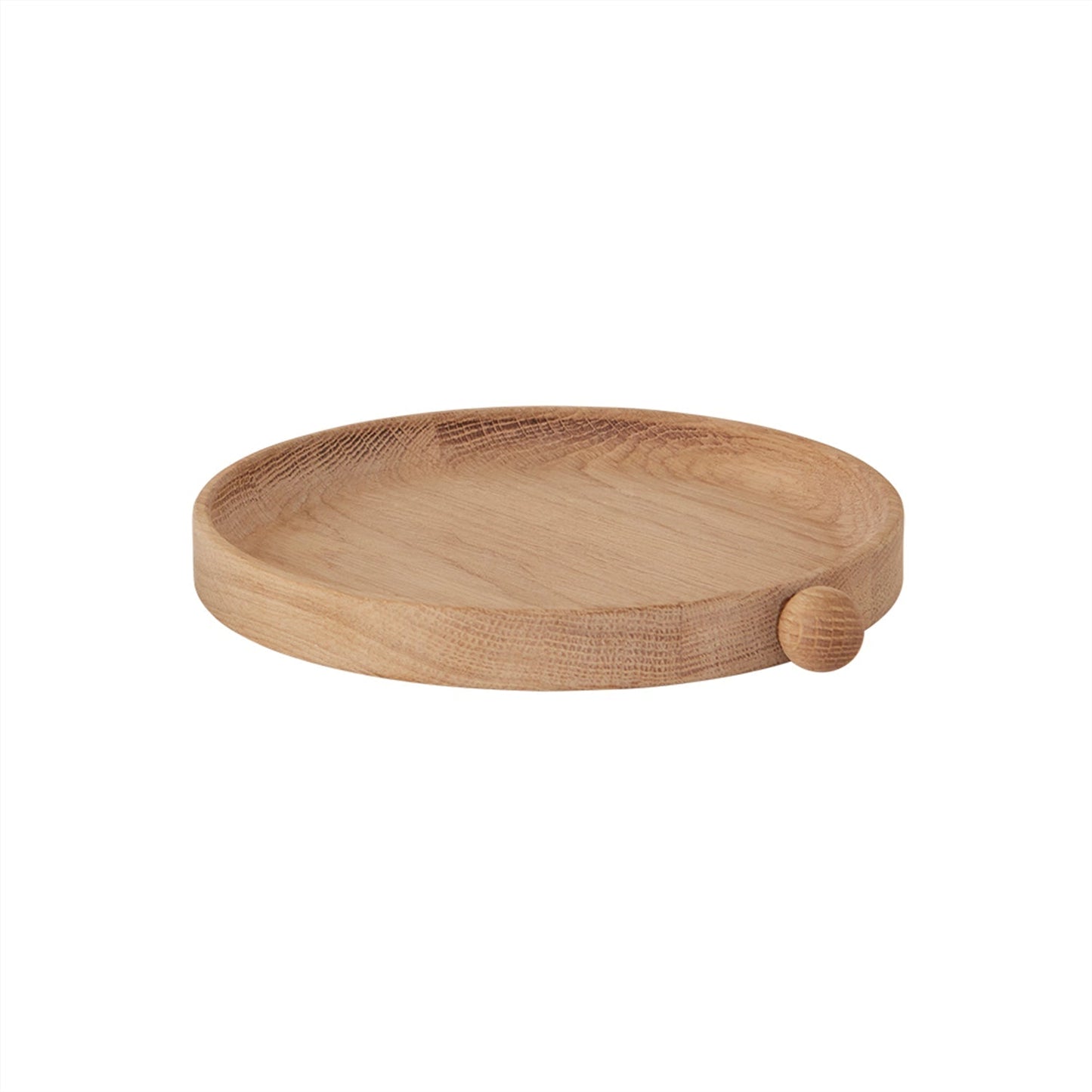 Inka Wood Tray Round - Small - Nature Tray OYOY 