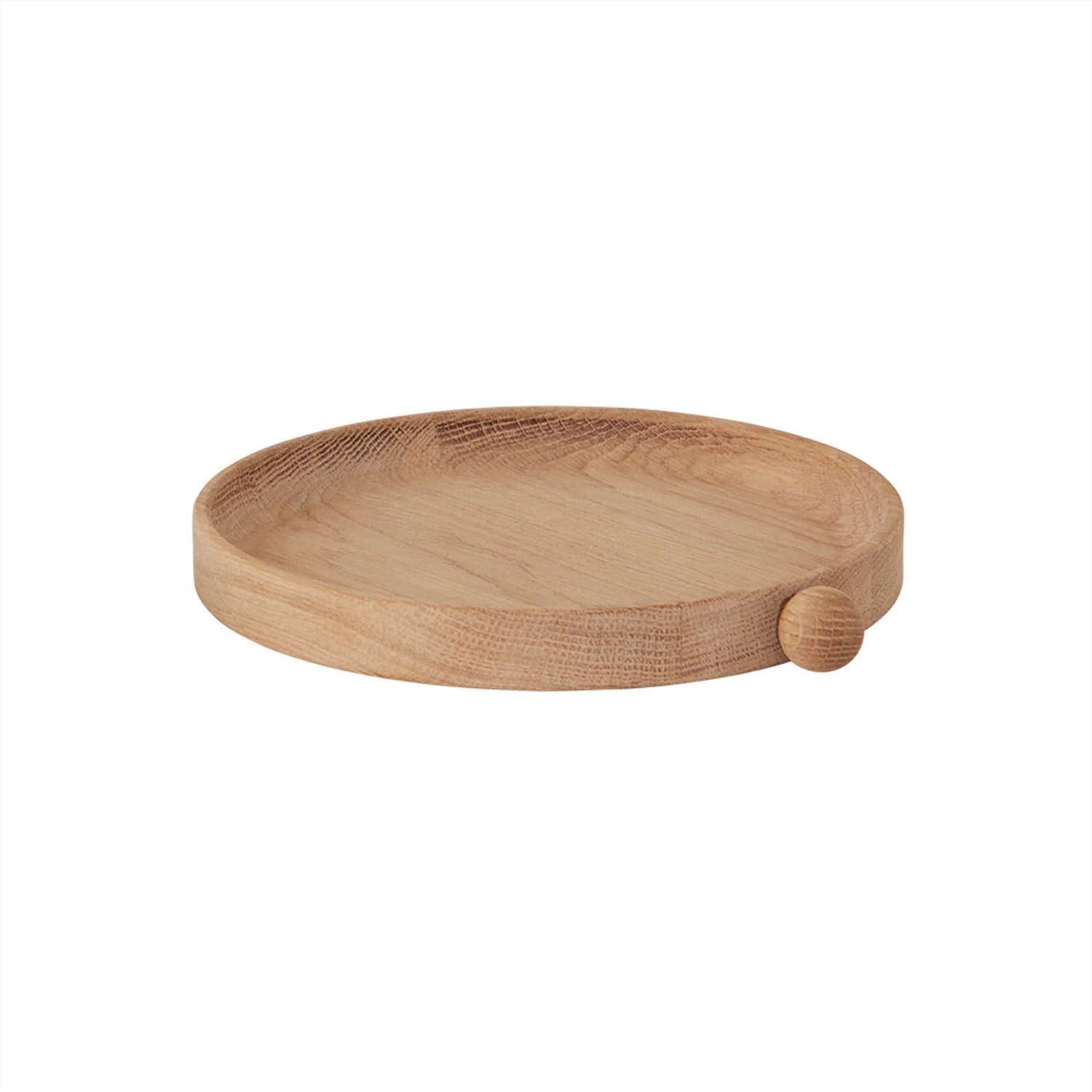 Inka Wood Tray Round - Small - Nature Tray OYOY 