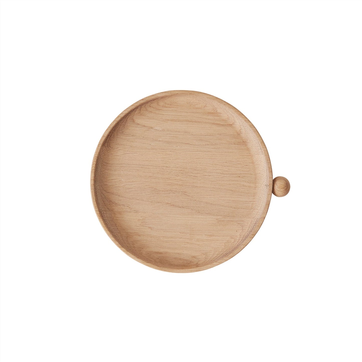 Inka Wood Tray Round - Small - Nature Tray OYOY 