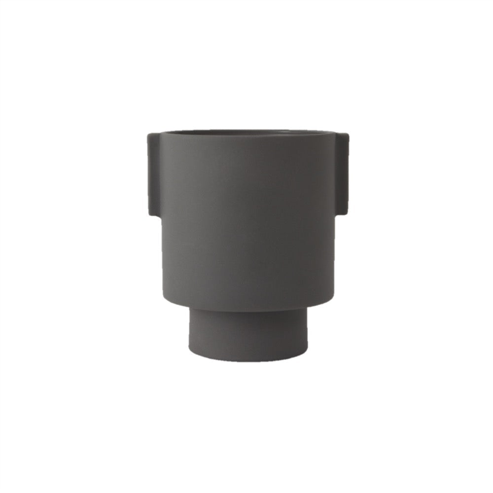 Inka Kana Pot - Medium - Anthracite Vase OYOY 