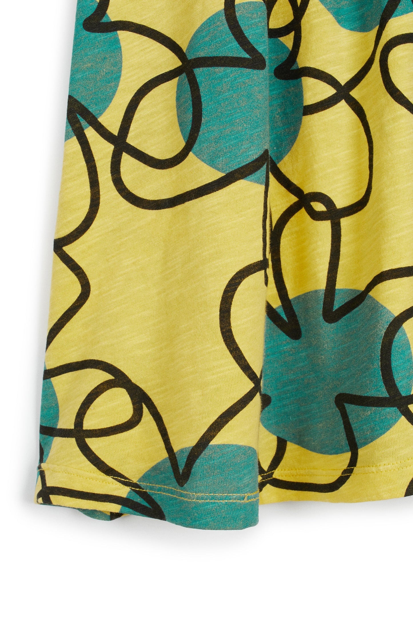 Jacinta Retro Flowers Yellow DRESS Wolf & Rita 